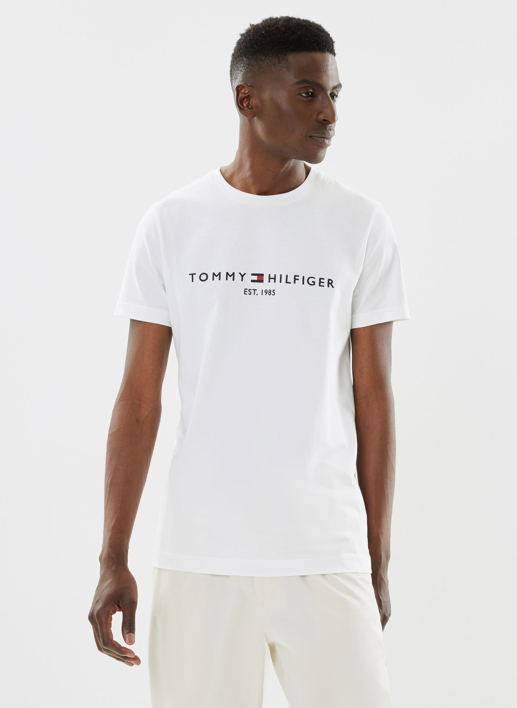 Polo Tommy Hilfiger TOMMY FLAG HILFIGER TEE EU - vue 4