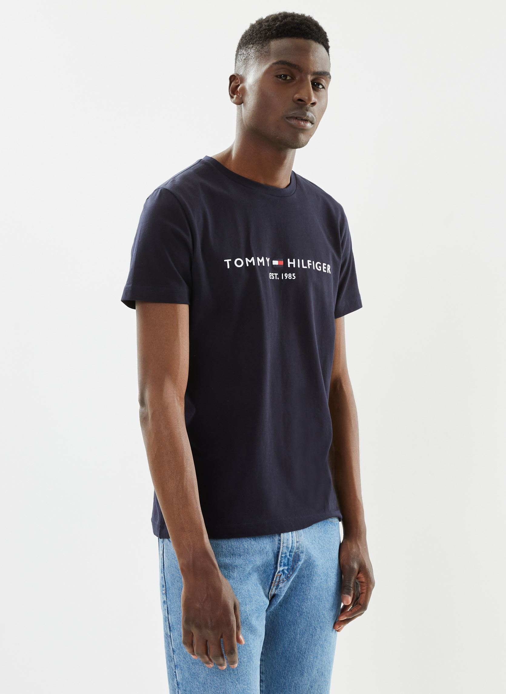 Polo Tommy Hilfiger TOMMY FLAG HILFIGER TEE EU - vue 7