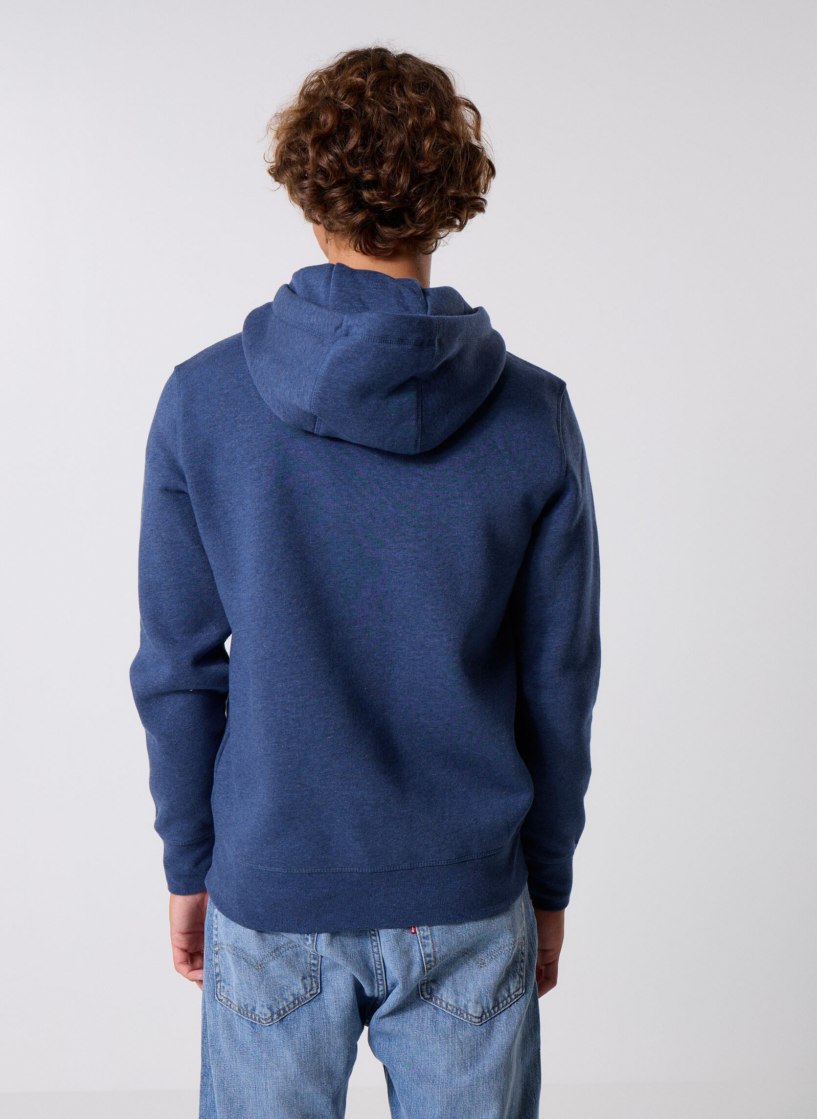 Sweats à capuche Tommy Logo Hoody homme bleu Tommy Hilfiger Sweats à capuche Tommy Logo Hoody homme bleu BLUE DVI
