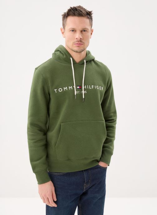 Tommy Hilfiger Sweats à capuche Tommy Logo Hoody homme vert