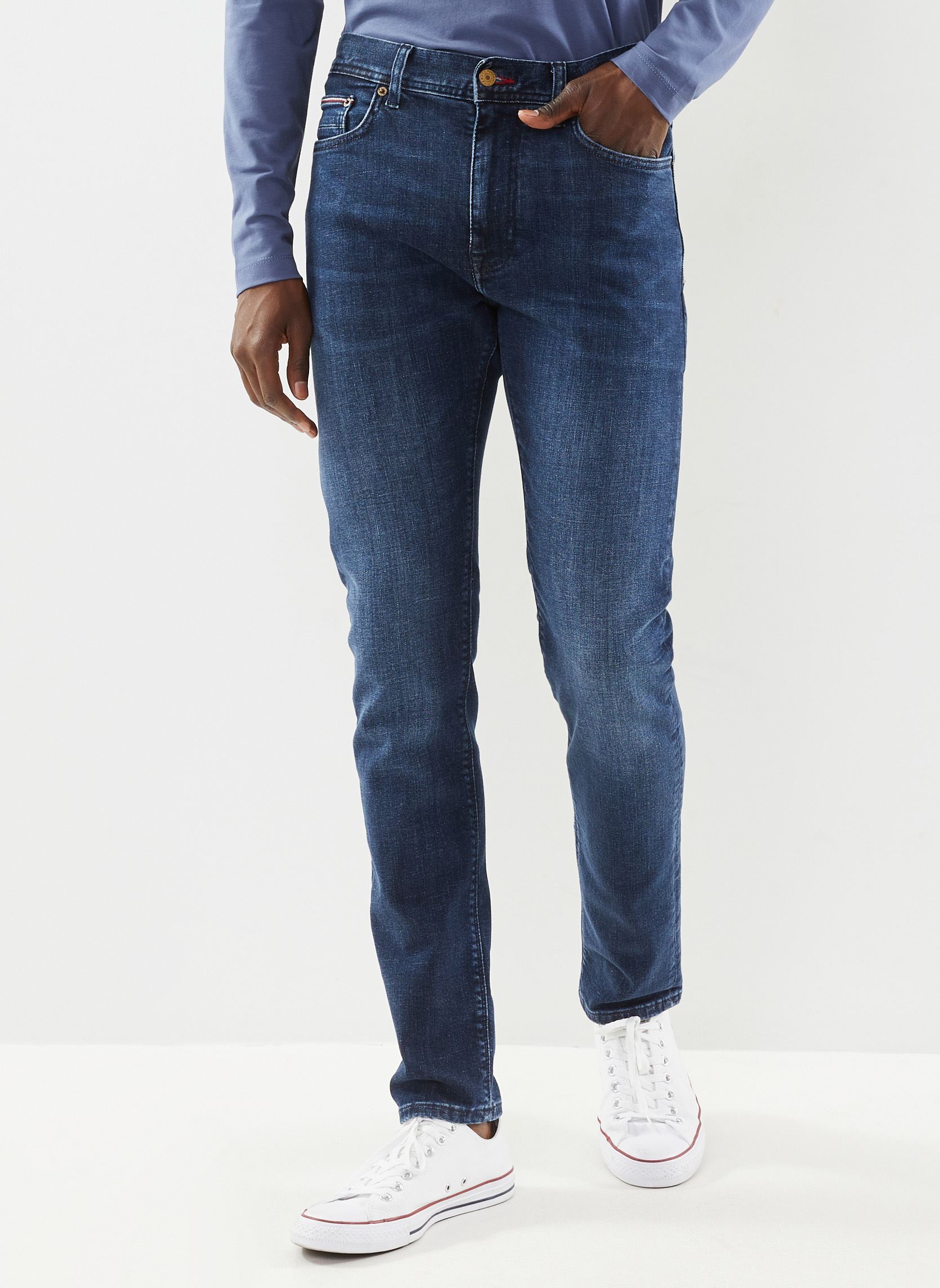 Vaqueros ajustados y entubados Core Slim Bleecker B hombre azul Tommy Hilfiger Vaqueros ajustados y entubados Core Slim Bleecker B hombre azul DENVER INDIGO
