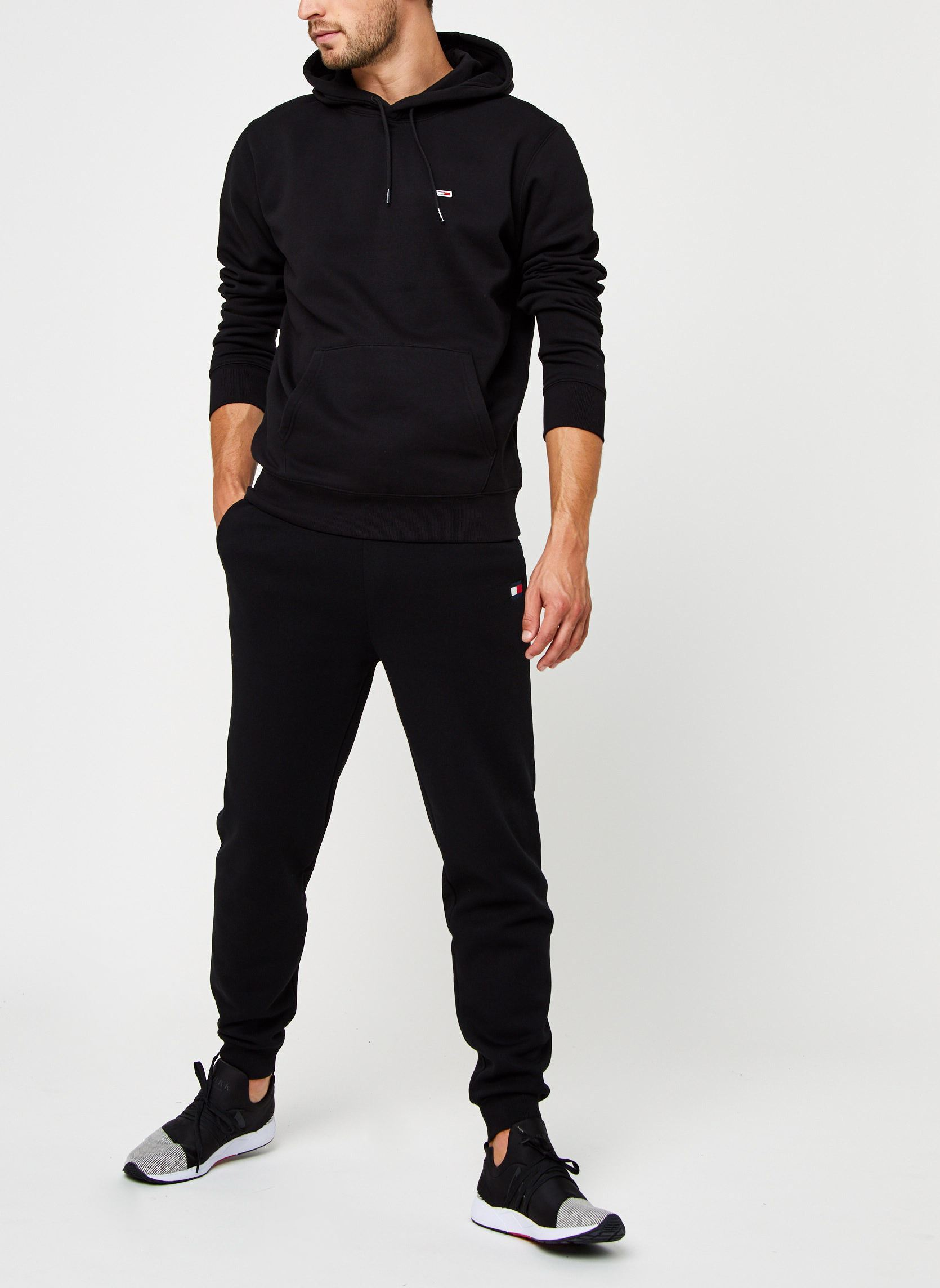 Kapuzenpullover TJM Regular Fleece Hoodie herren schwarz Tommy Jeans Kapuzenpullover TJM Regular Fleece Hoodie herren schwarz BLACK