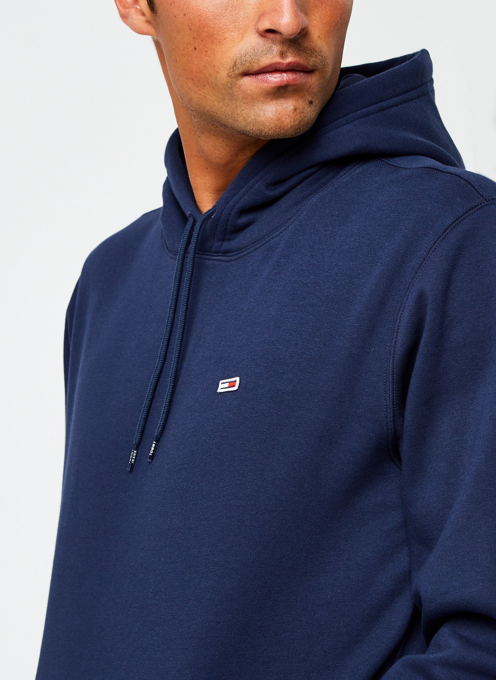 Felpe con cappuccio TJM Regular Fleece Hoodie uomo blu Tommy Jeans Felpe con cappuccio TJM Regular Fleece Hoodie uomo blu TWILIGHT NAVY