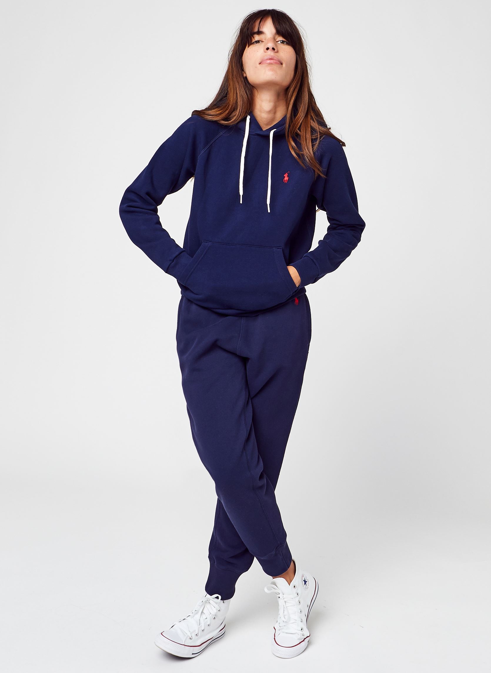 Bas de jogging Pantalon de survêtement en molleton 2117 femme bleu Polo Ralph Lauren Bas de jogging Pantalon de survêtement en molleton 2117 femme bleu CRUISE NAVY