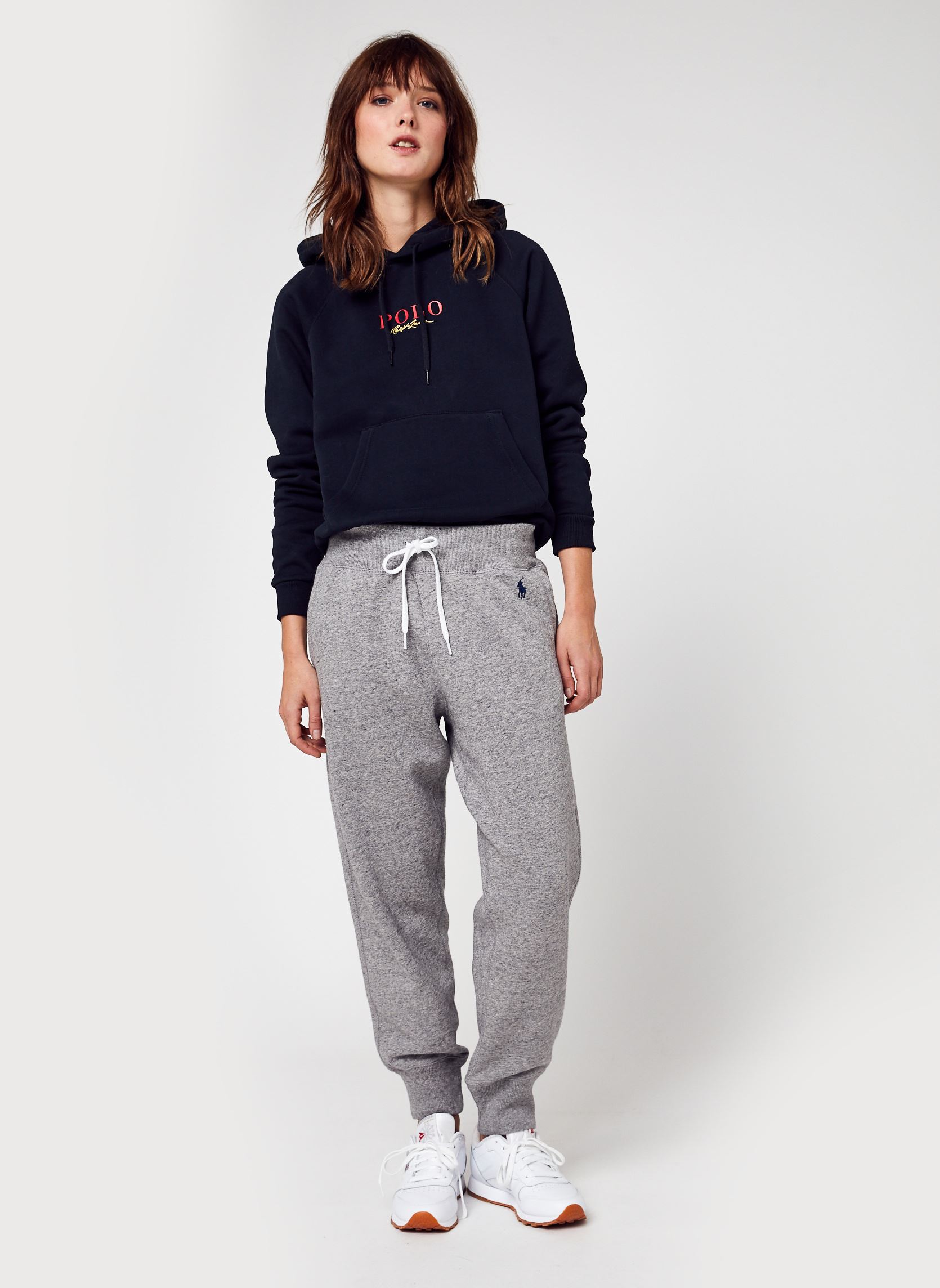Jogginghosen Pantalon de survêtement en molleton 2117 damen grau Polo Ralph Lauren Jogginghosen Pantalon de survêtement en molleton 2117 damen grau DARK VINTAGE HEATHER