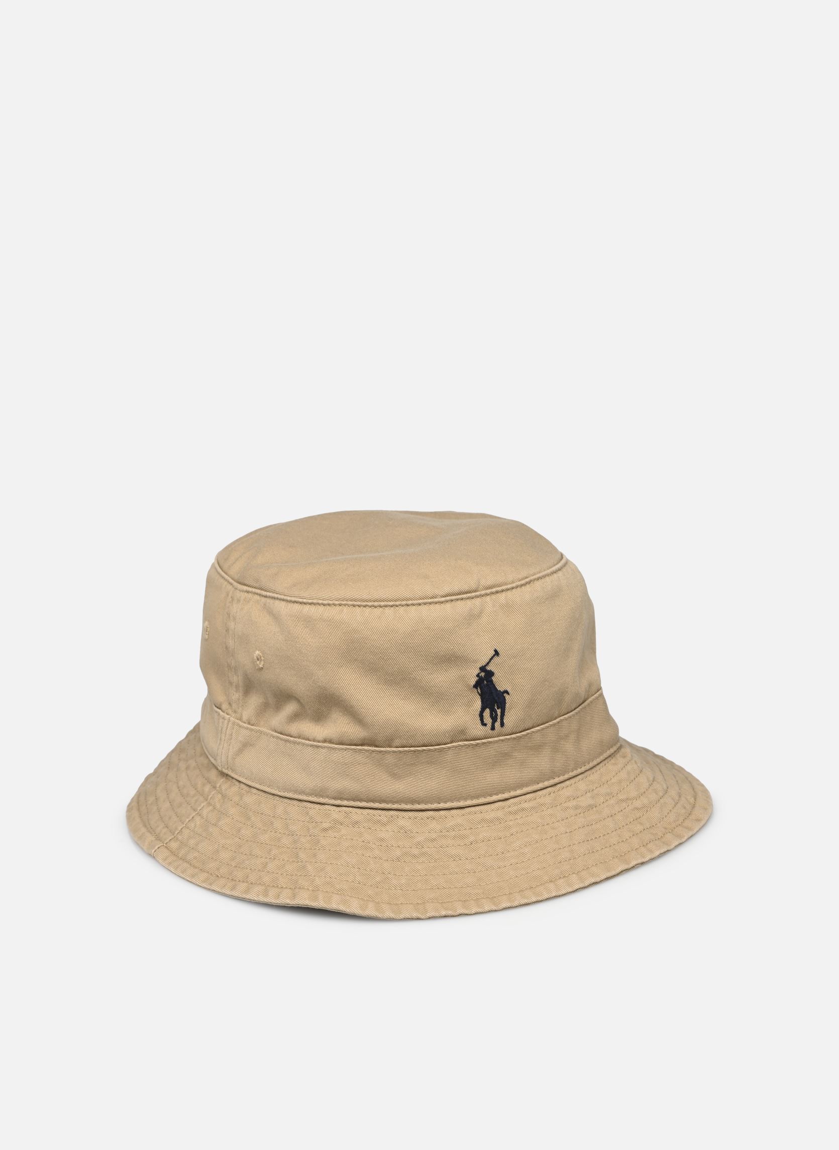 Chapeaux Bob en coton chino homme marron Polo Ralph Lauren Chapeaux Bob en coton chino homme marron CAFE TAN