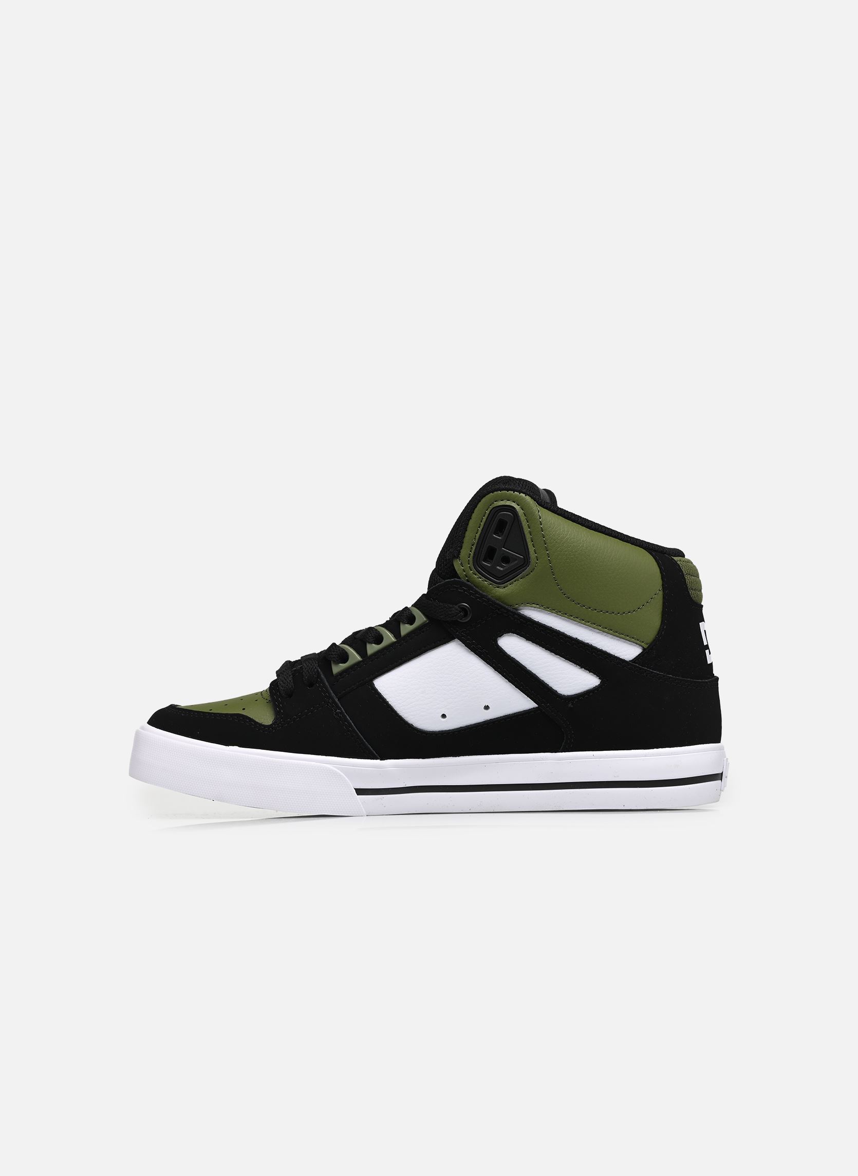 Baskets basses Pure High-Top II homme gris DC Shoes Baskets basses Pure High-Top II homme gris BLACK/OLIVE/WHITE