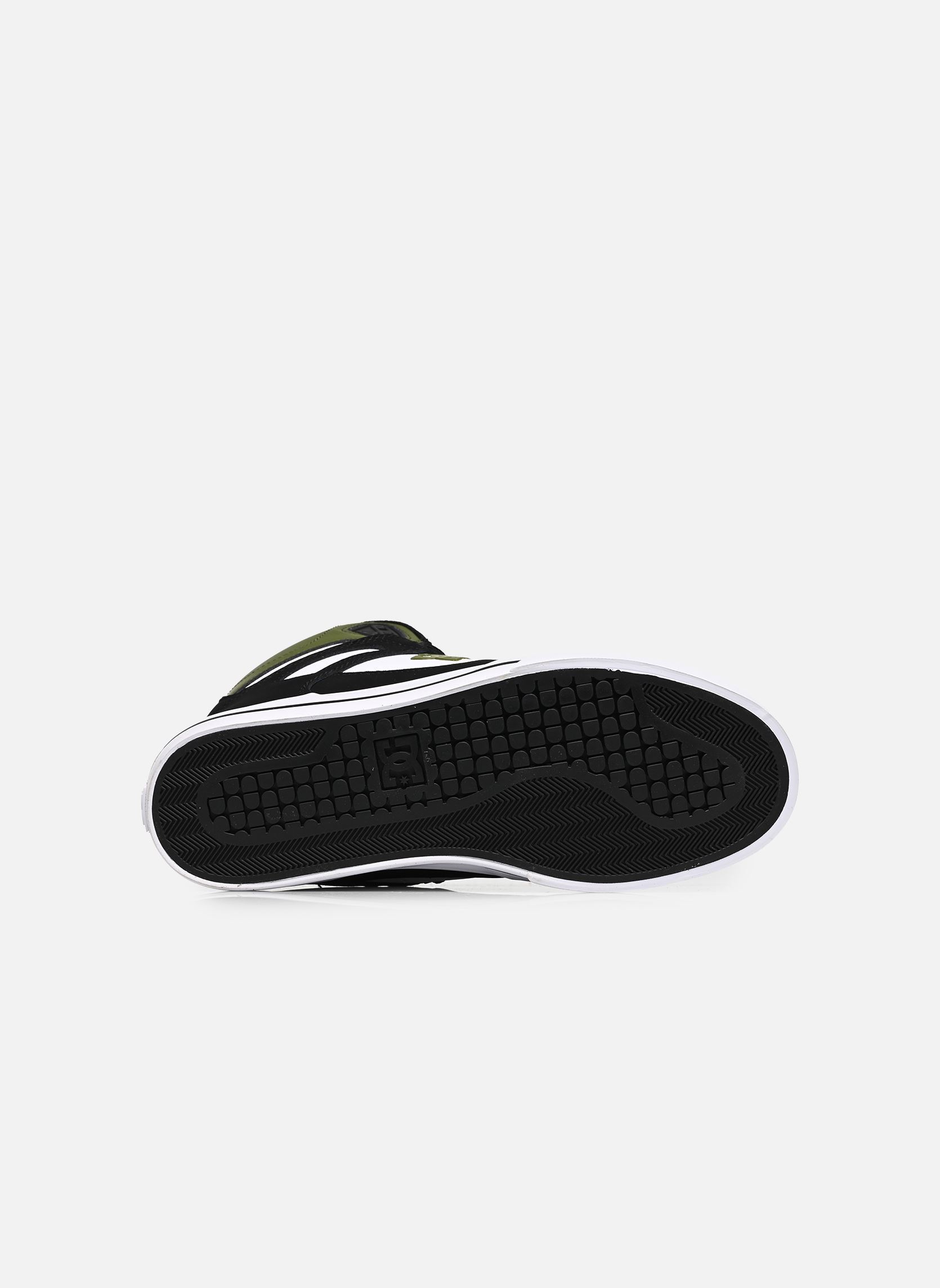 Baskets basses Pure High-Top II homme gris DC Shoes Baskets basses Pure High-Top II homme gris BLACK/OLIVE/WHITE