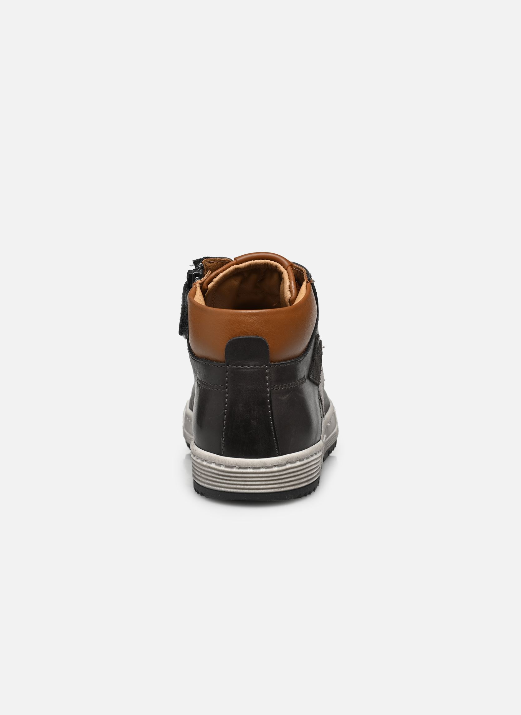 Hoge sneakers Baset jongens bruin Stones and Bones Hoge sneakers Baset jongens bruin CALF SMOKE
