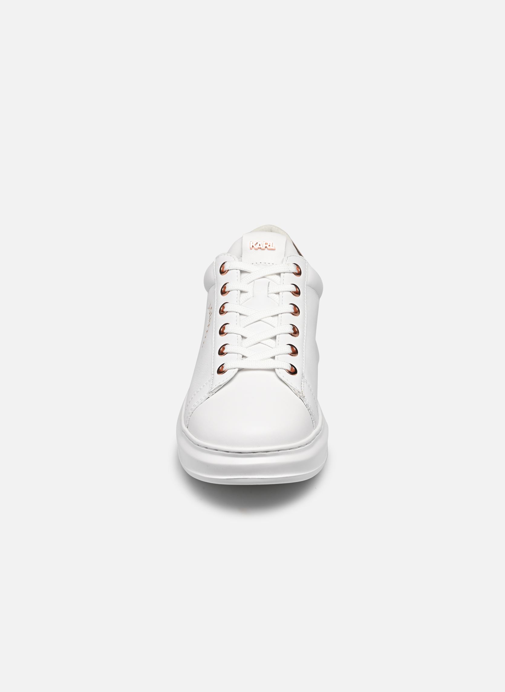 Niedrige Sneaker Kapri Maison Karl Lace damen weiß Karl Lagerfeld Niedrige Sneaker Kapri Maison Karl Lace damen weiß White Lthr W/Pink