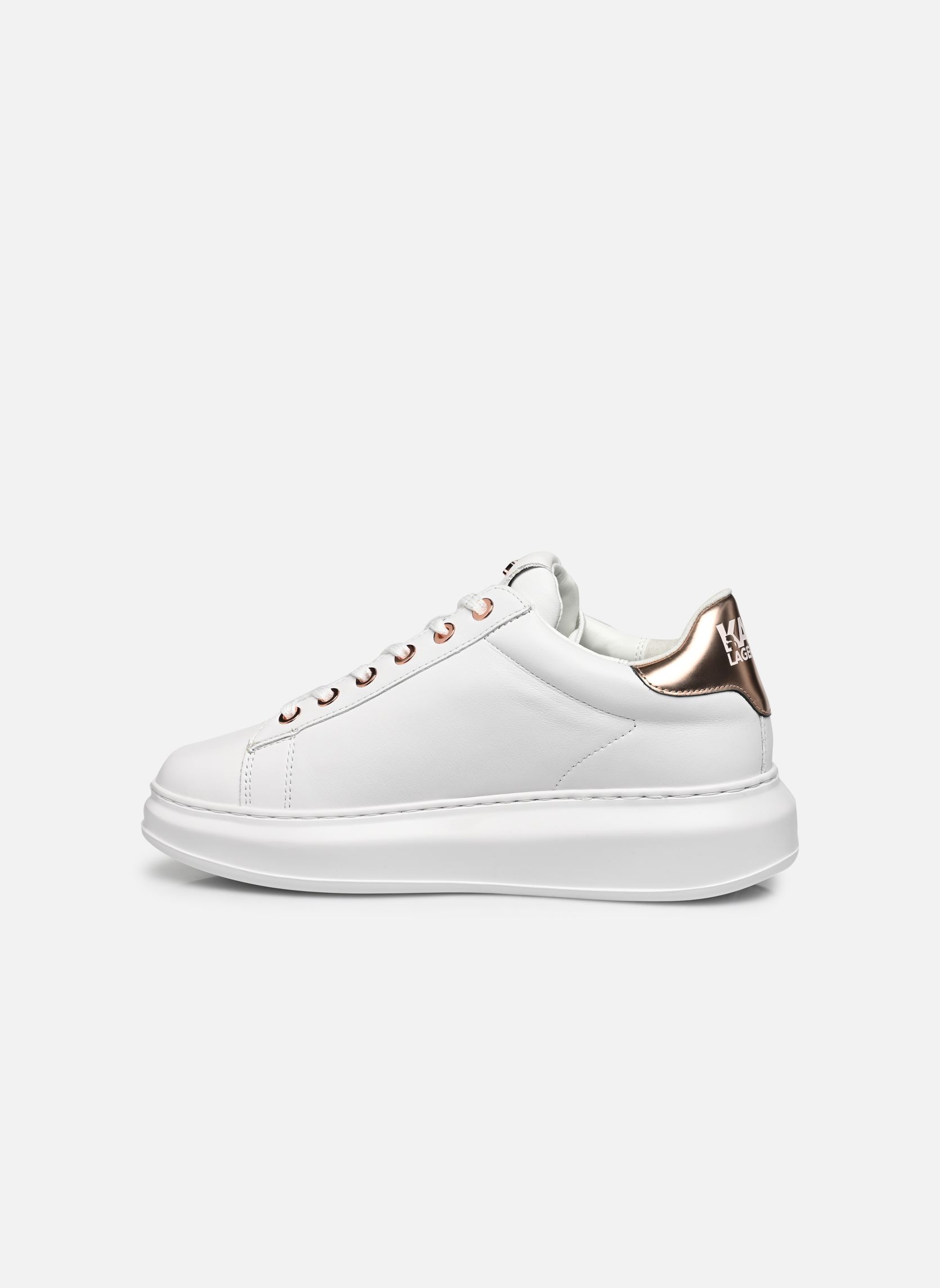 Niedrige Sneaker Kapri Maison Karl Lace damen weiß Karl Lagerfeld Niedrige Sneaker Kapri Maison Karl Lace damen weiß White Lthr W/Pink