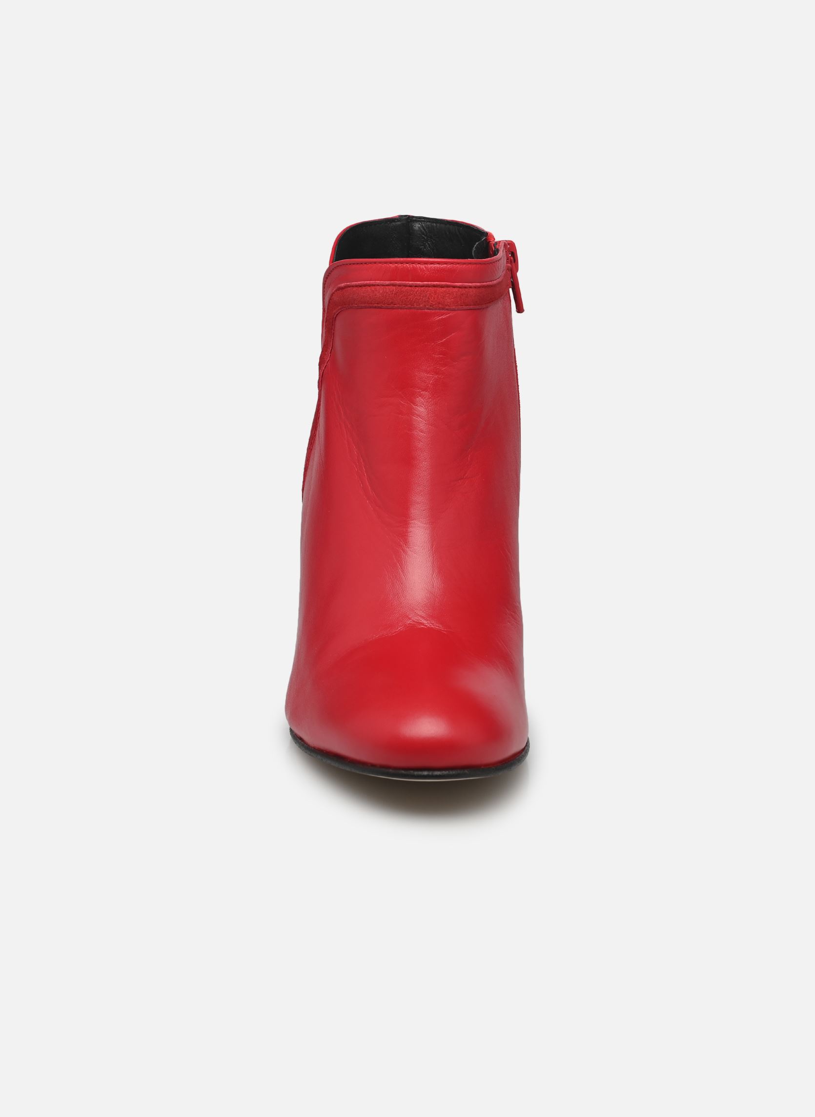 Niedrige Ankle Boots Laurine damen rot Georgia Rose Niedrige Ankle Boots Laurine damen rot ROUGE