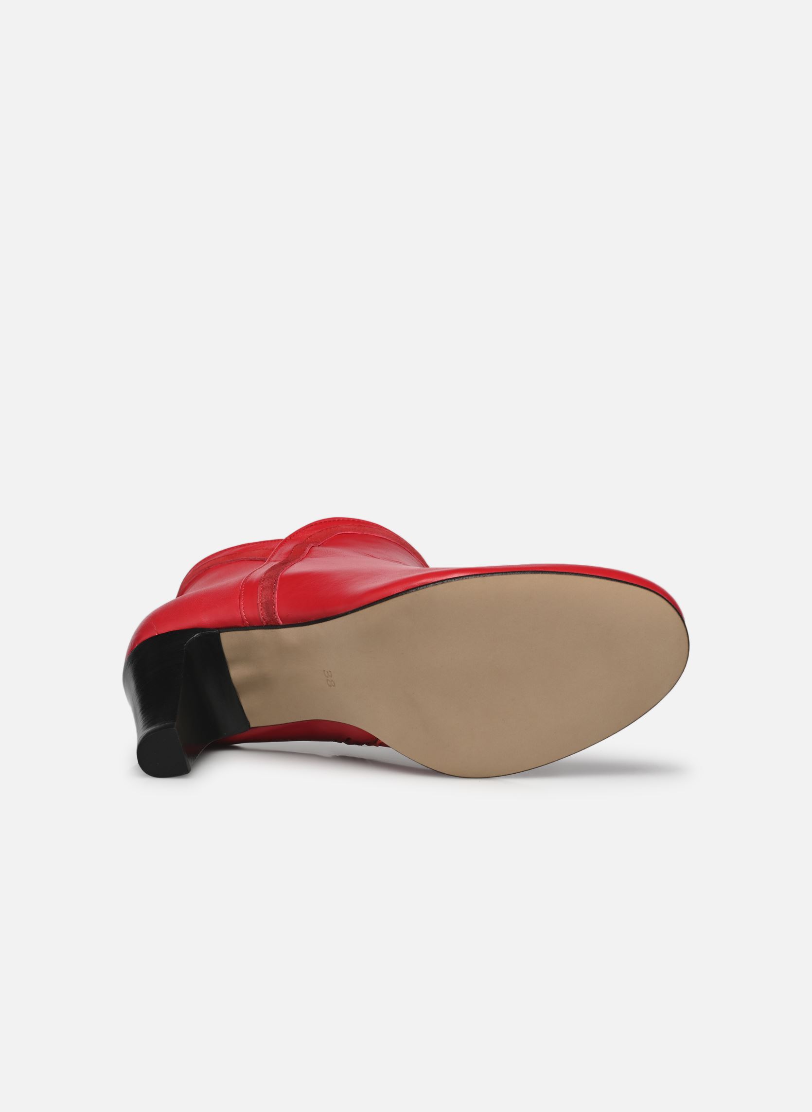 Niedrige Ankle Boots Laurine damen rot Georgia Rose Niedrige Ankle Boots Laurine damen rot ROUGE