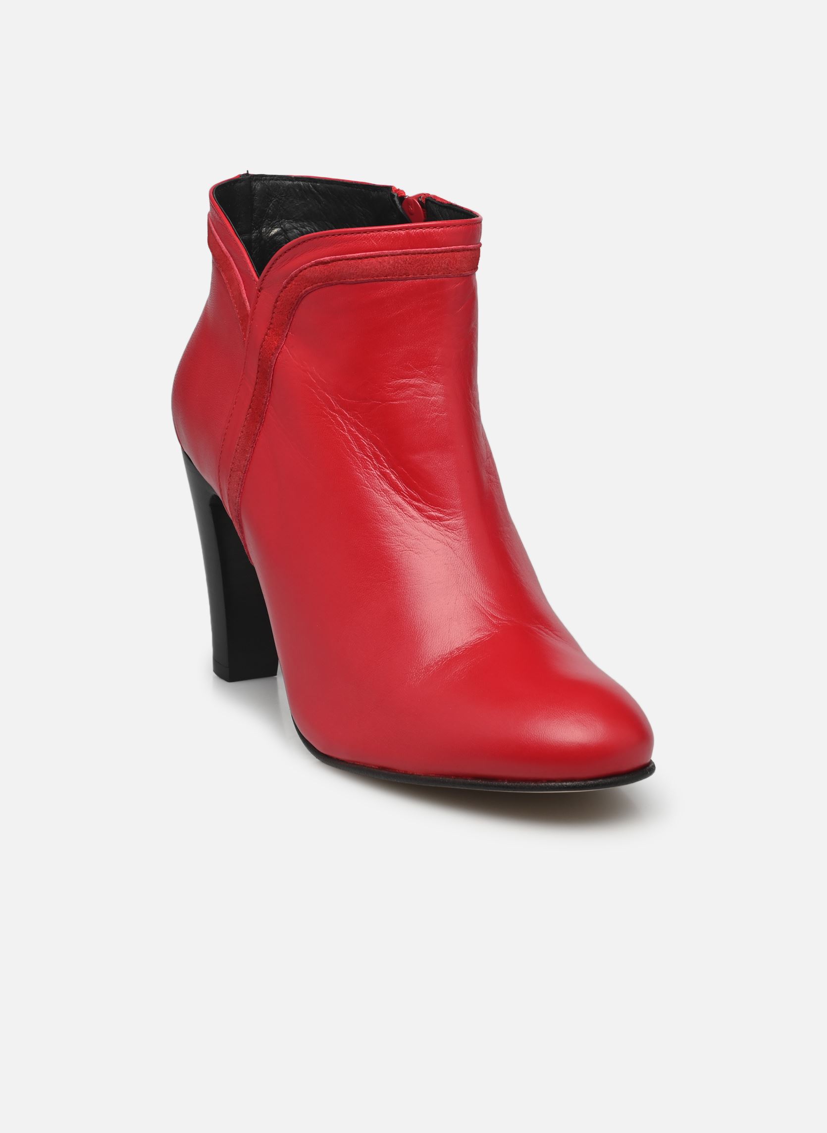 Niedrige Ankle Boots Laurine damen rot Georgia Rose Niedrige Ankle Boots Laurine damen rot ROUGE