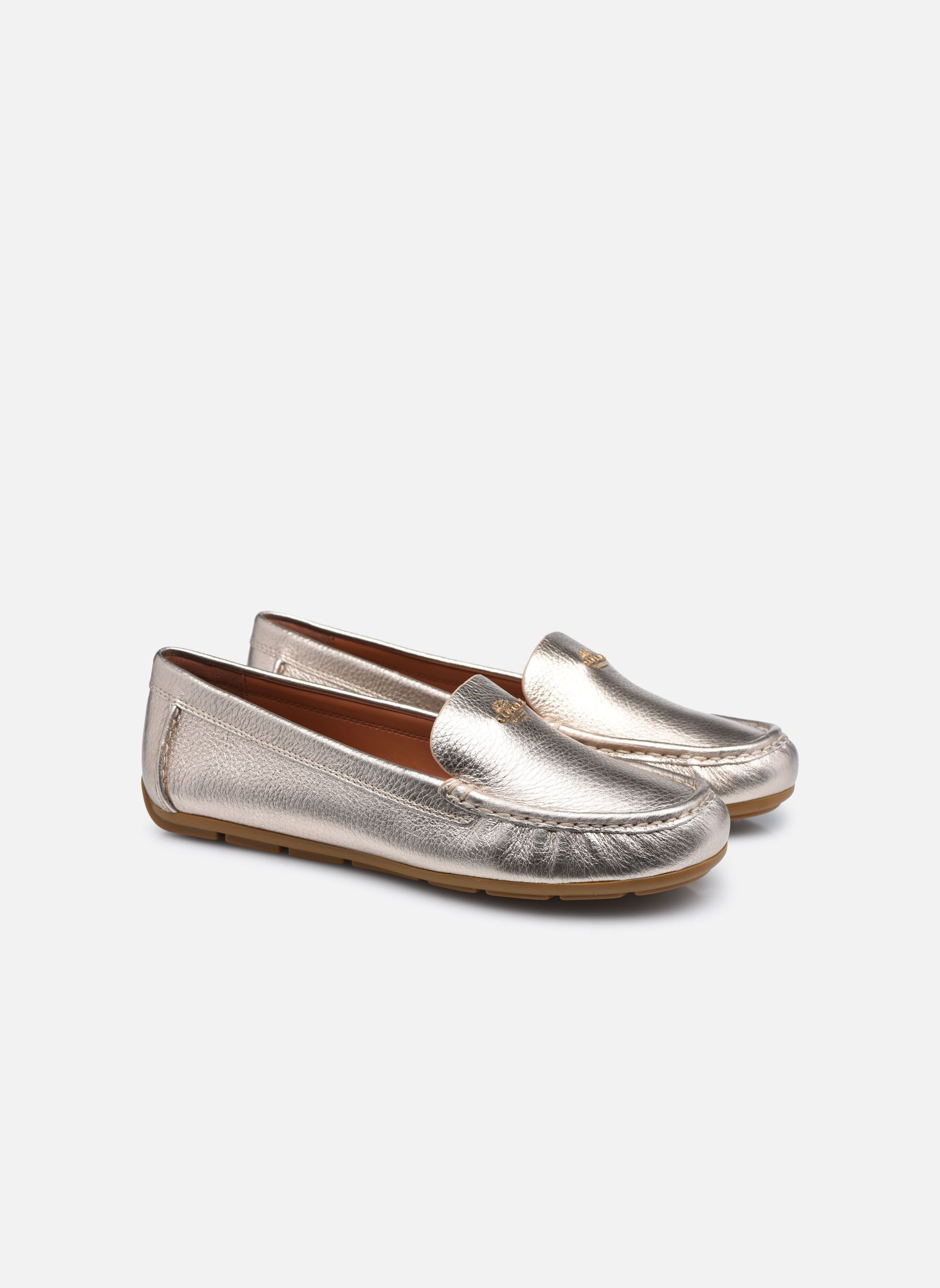 Loafer Marley Metallic Leather Driver damen silber Coach Loafer Marley Metallic Leather Driver damen silber CHAMPAGNE