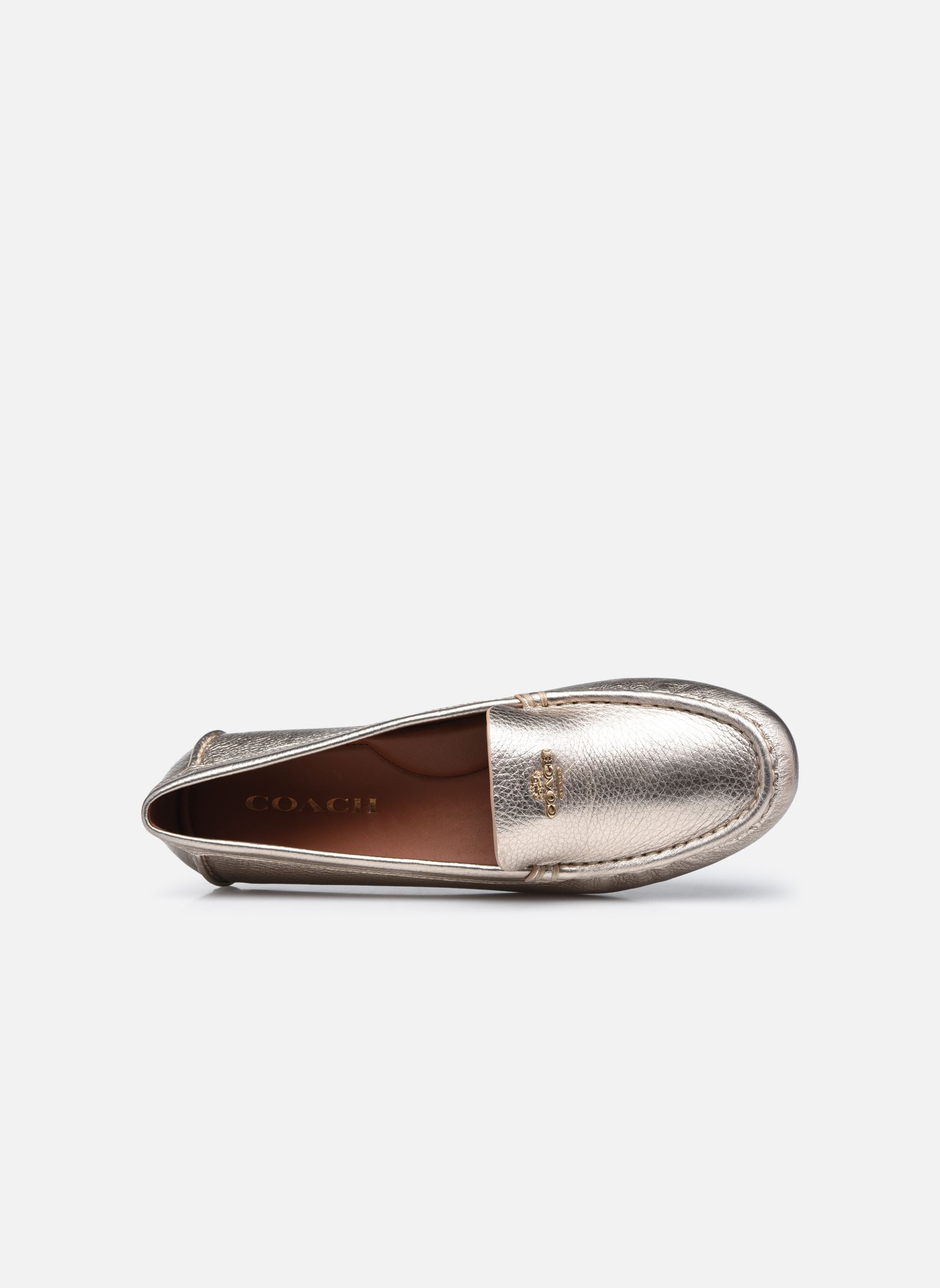 Loafer Marley Metallic Leather Driver damen silber Coach Loafer Marley Metallic Leather Driver damen silber CHAMPAGNE