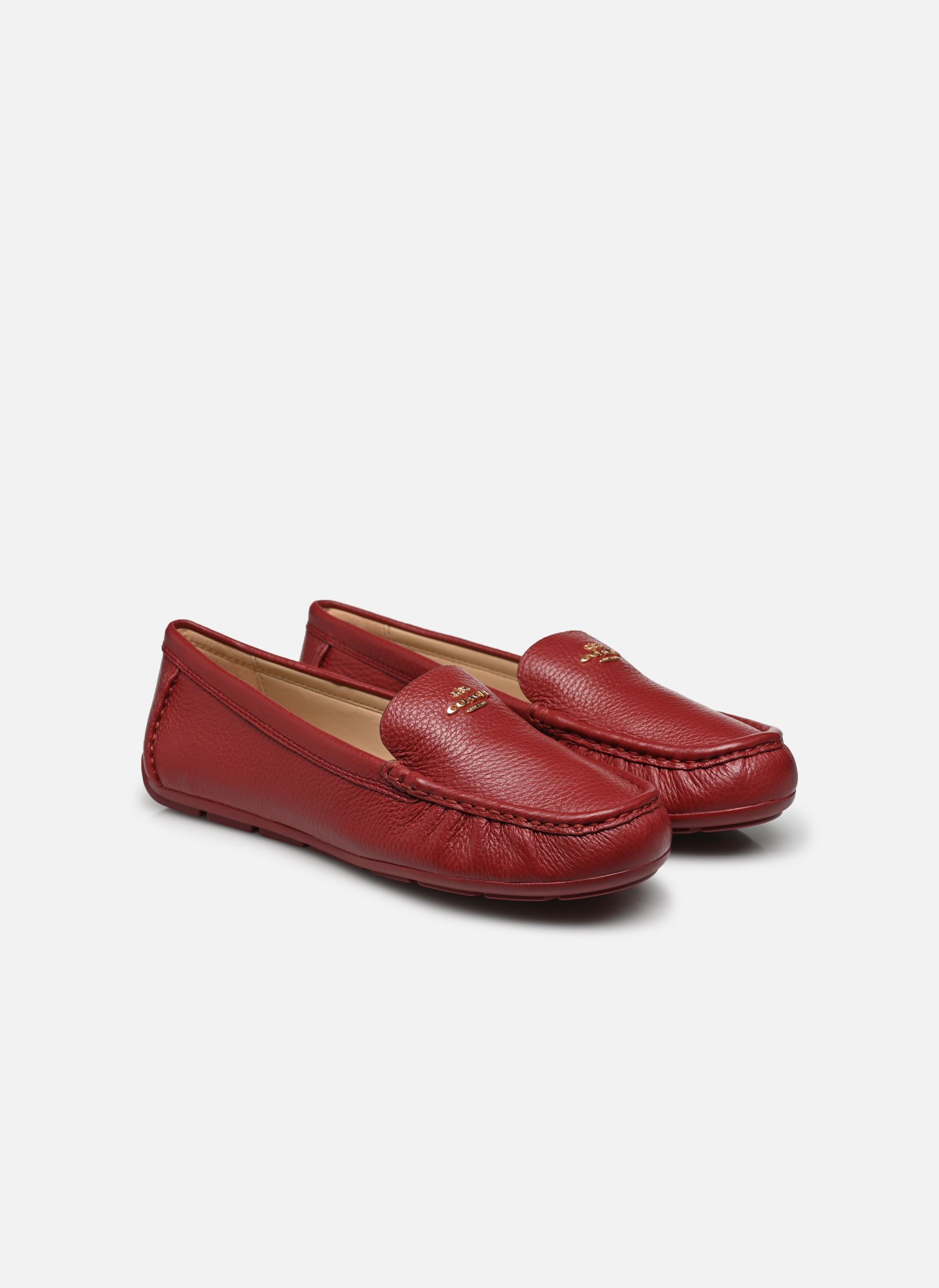 Loafer Marley Leather Driver damen rot Coach Loafer Marley Leather Driver damen rot CHERRY