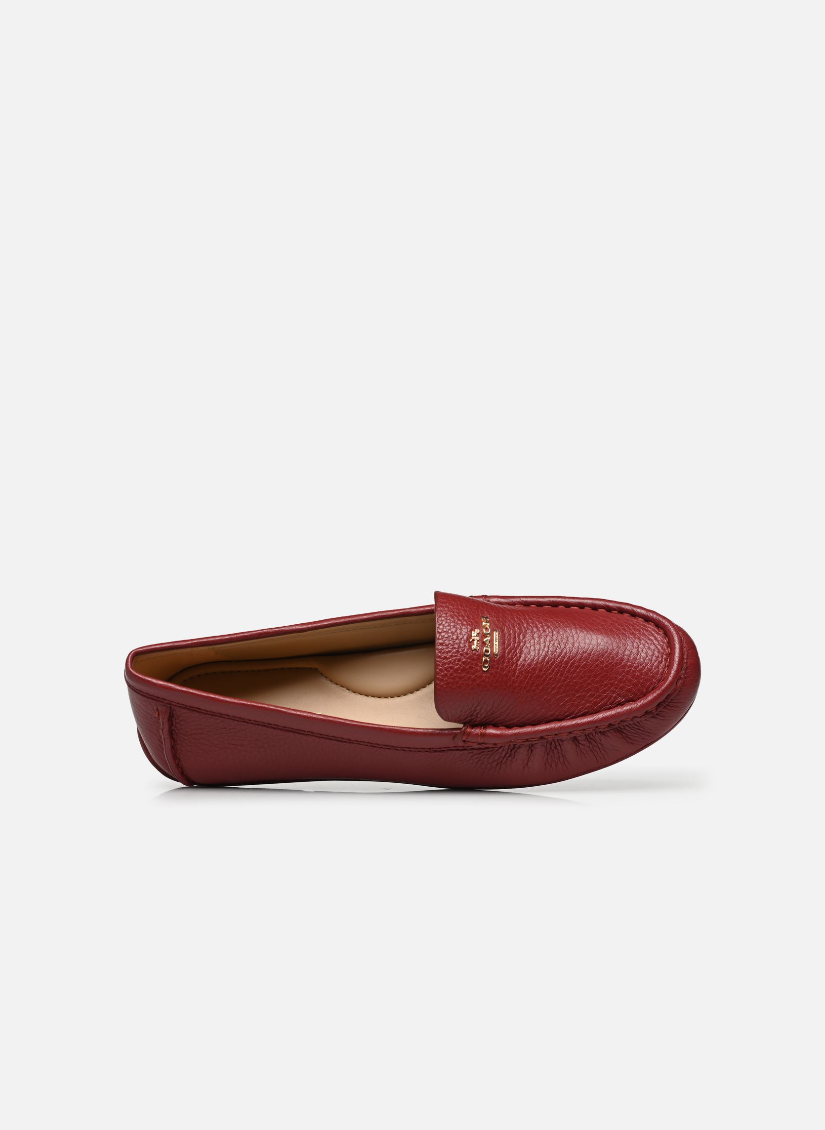 Loafer Marley Leather Driver damen rot Coach Loafer Marley Leather Driver damen rot CHERRY