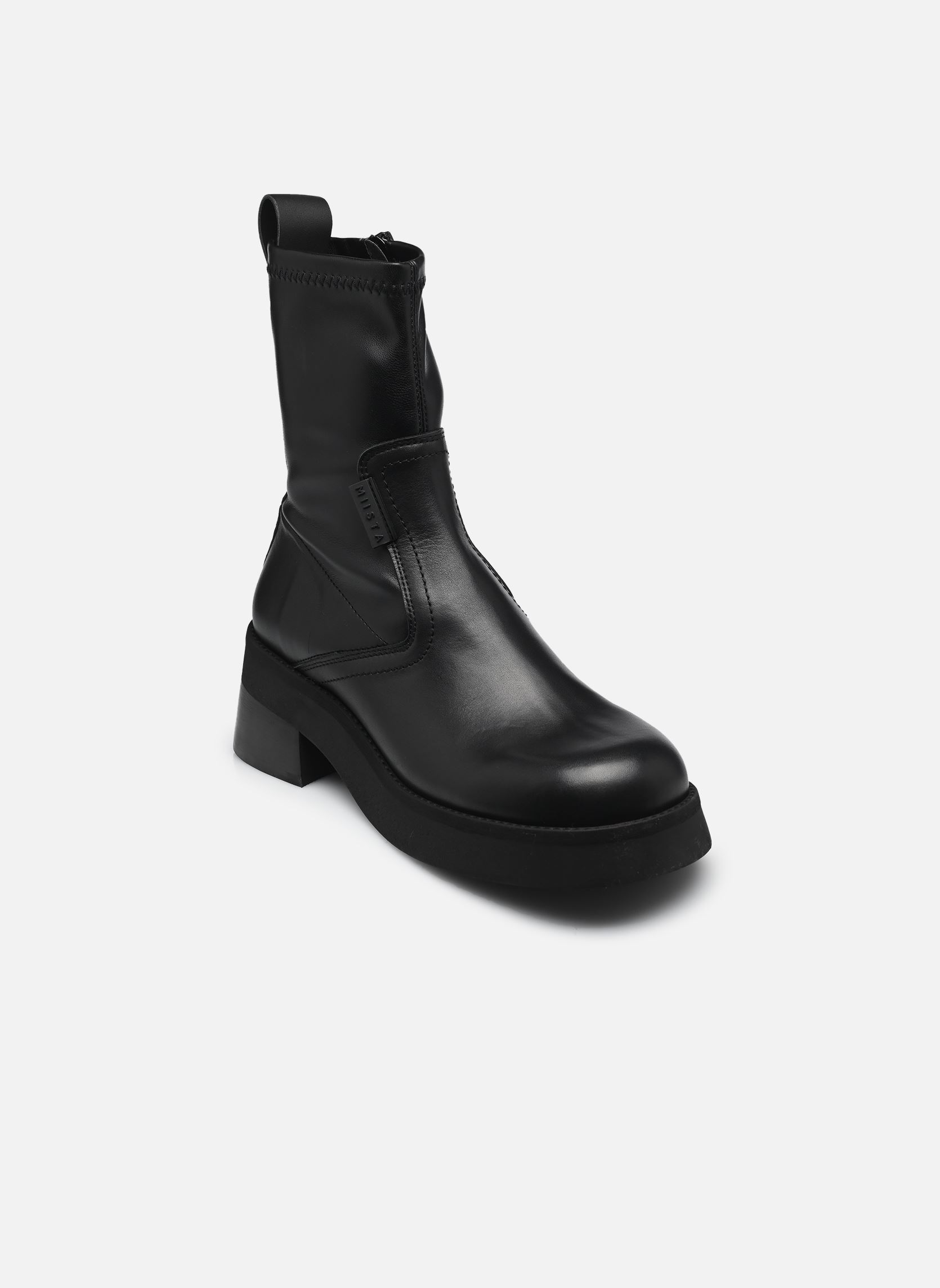 Niedrige Ankle Boots Oliana damen schwarz E8 by Miista Niedrige Ankle Boots Oliana damen schwarz BLACK 2