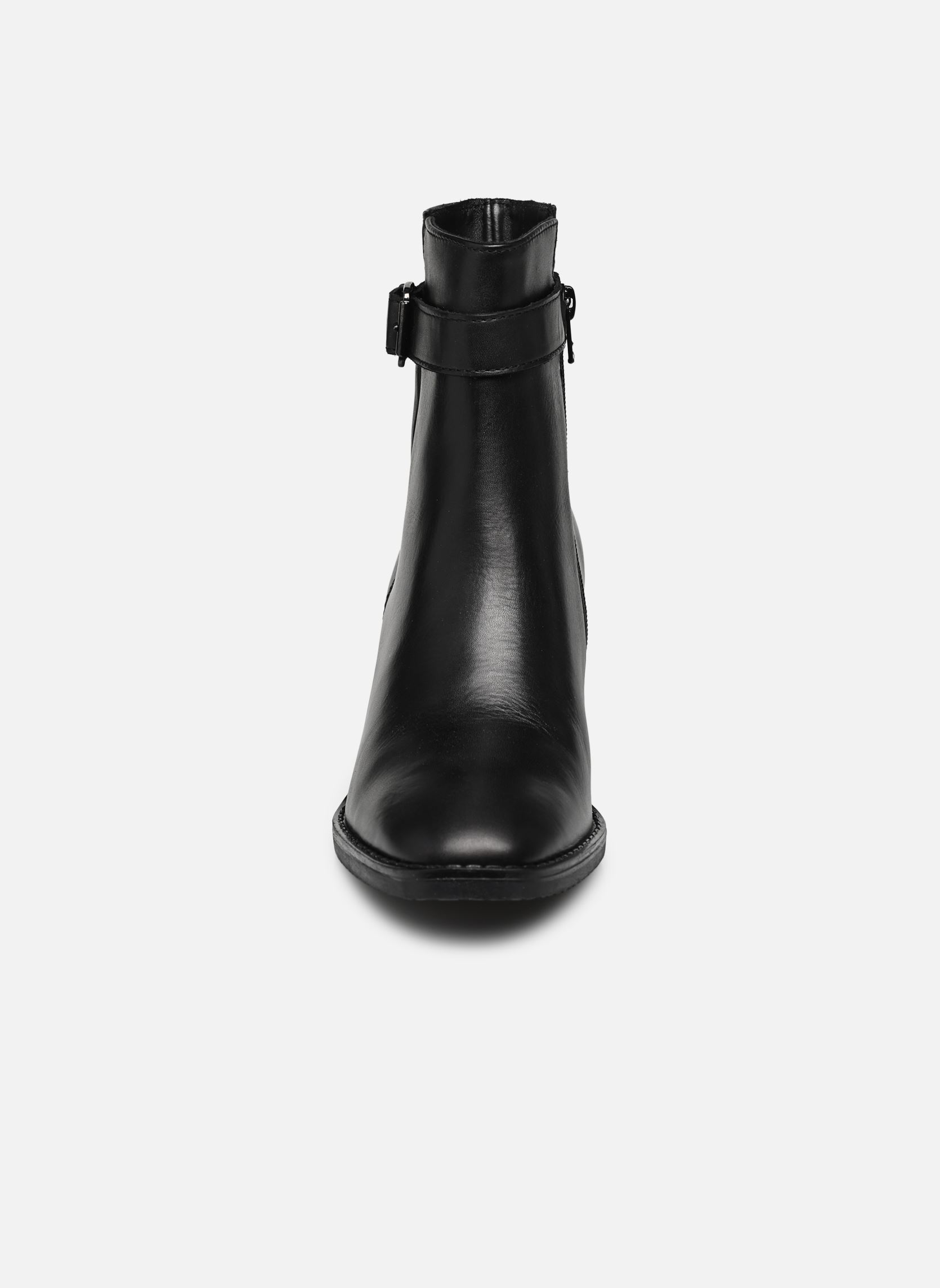 Niedrige Ankle Boots Romane damen schwarz Georgia Rose Soft Niedrige Ankle Boots Romane damen schwarz Noir