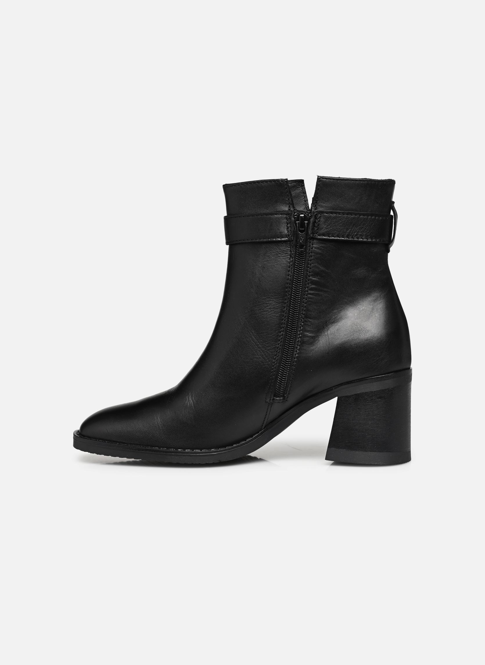 Niedrige Ankle Boots Romane damen schwarz Georgia Rose Soft Niedrige Ankle Boots Romane damen schwarz Noir