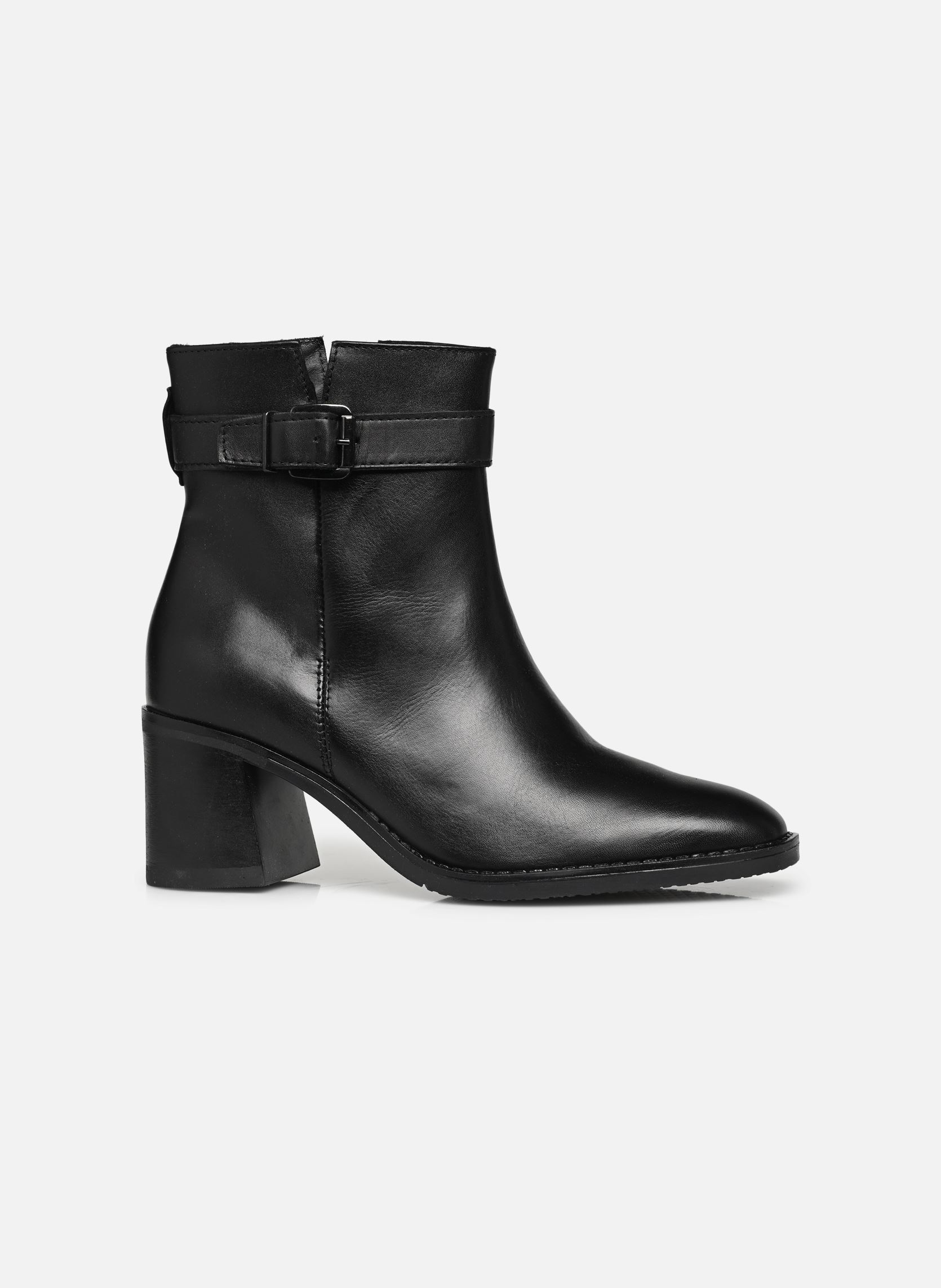 Niedrige Ankle Boots Romane damen schwarz Georgia Rose Soft Niedrige Ankle Boots Romane damen schwarz Noir
