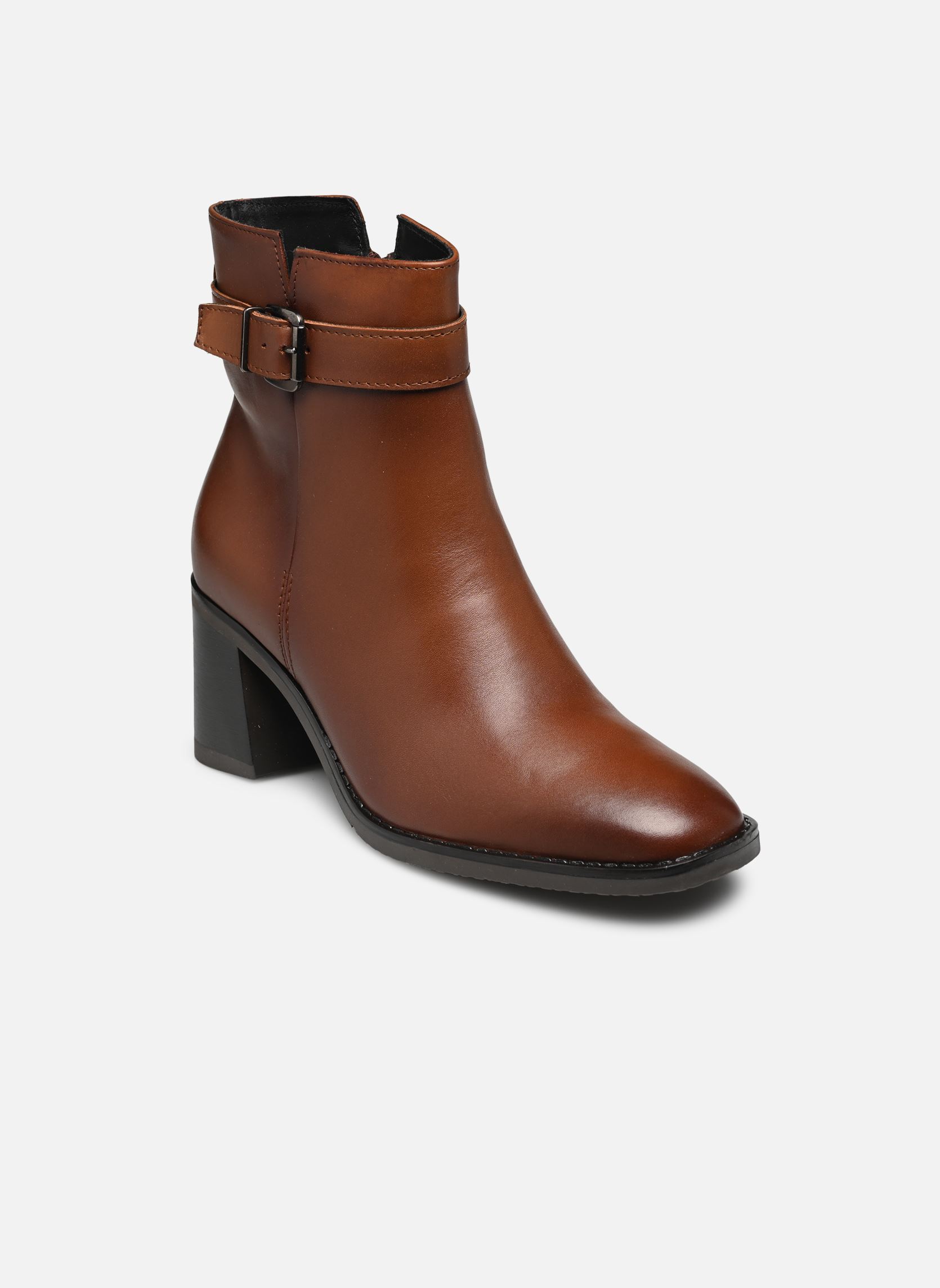 Niedrige Ankle Boots Romane damen braun Georgia Rose Soft Niedrige Ankle Boots Romane damen braun Camel