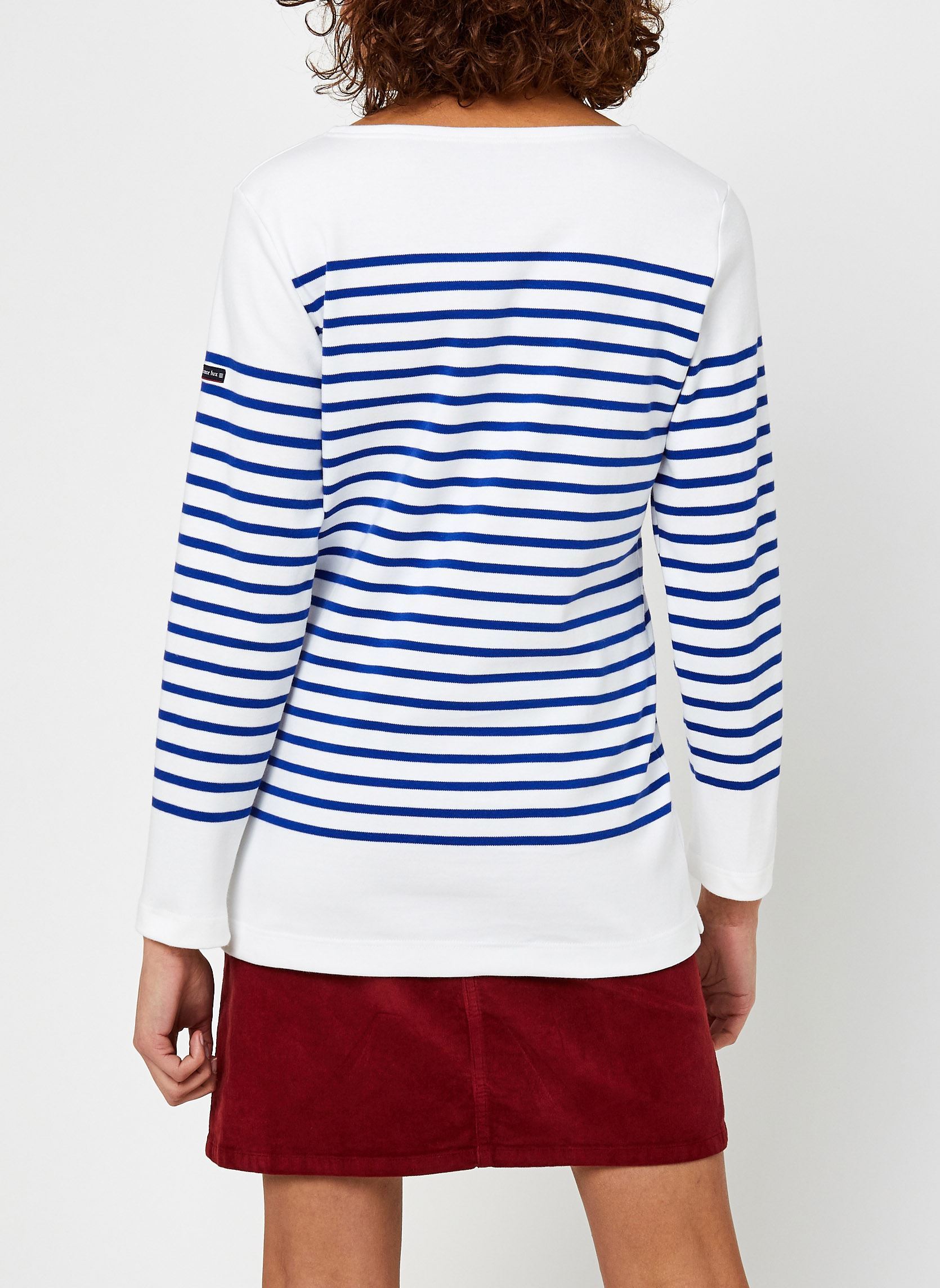 Camisetas Marinière ''Amiral'' Femme mujer blanco Armor Lux Camisetas Marinière ''Amiral'' Femme mujer blanco DW5 BLANC ETOILE