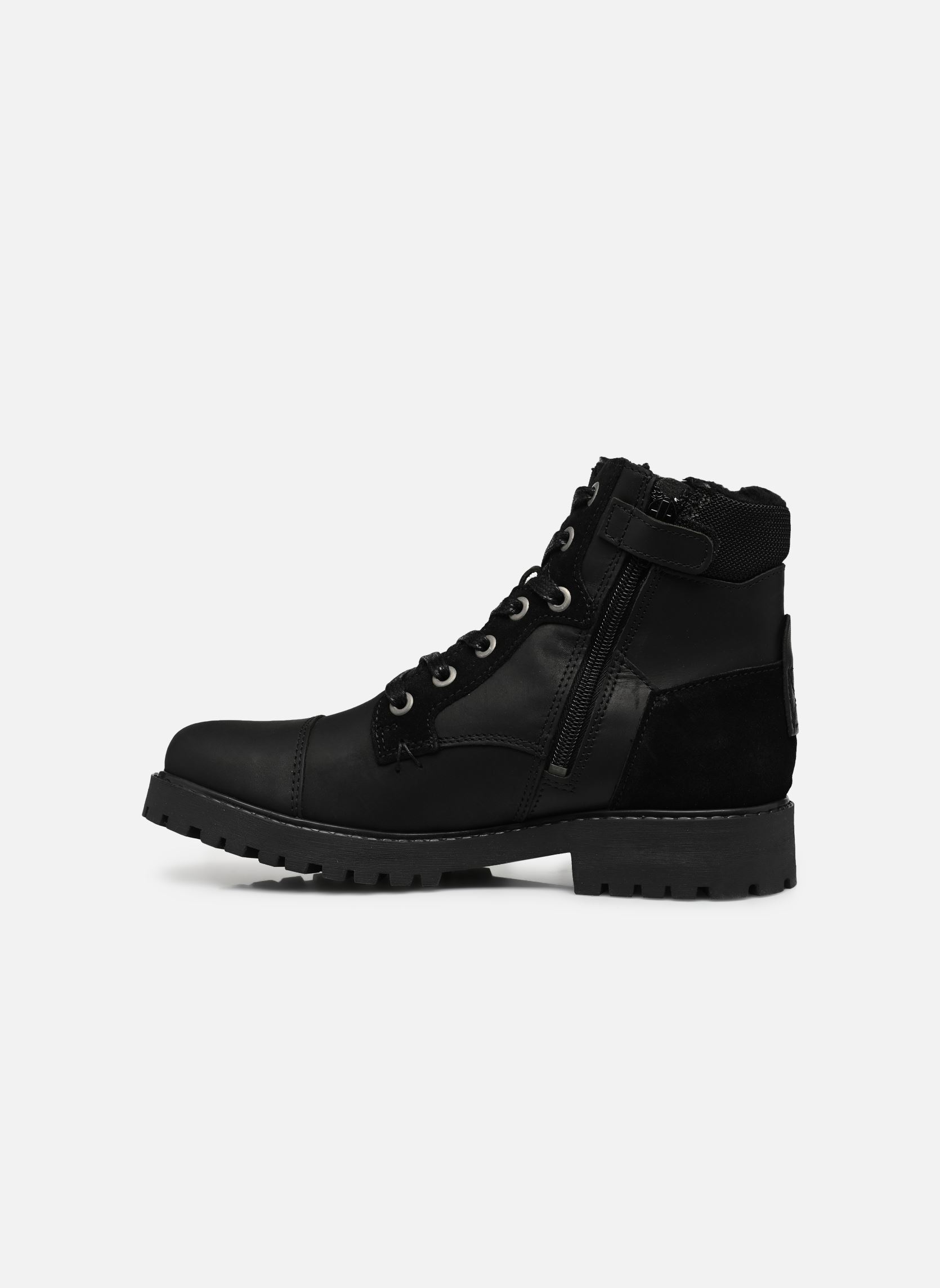 Bottines ALL518E6LA garçon noir Bullboxer Bottines ALL518E6LA garçon noir Black