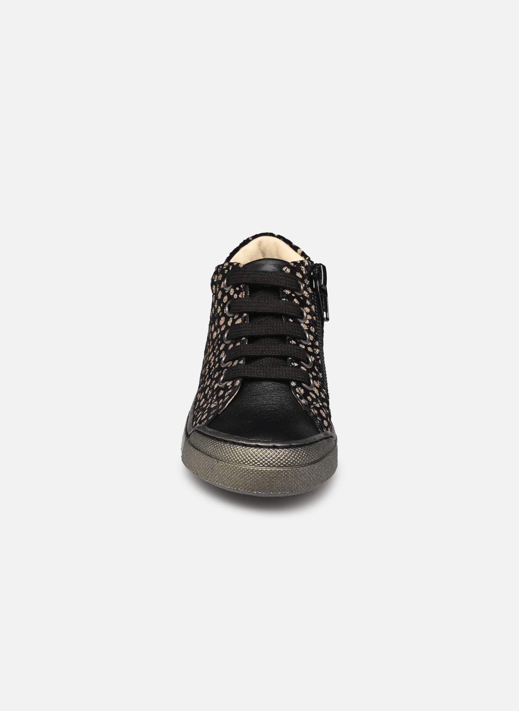 Scarpe primi passi Snopes Zip bambina nero Naturino Scarpe primi passi Snopes Zip bambina nero SUEDE PR PONY/METALLIC BLACK P