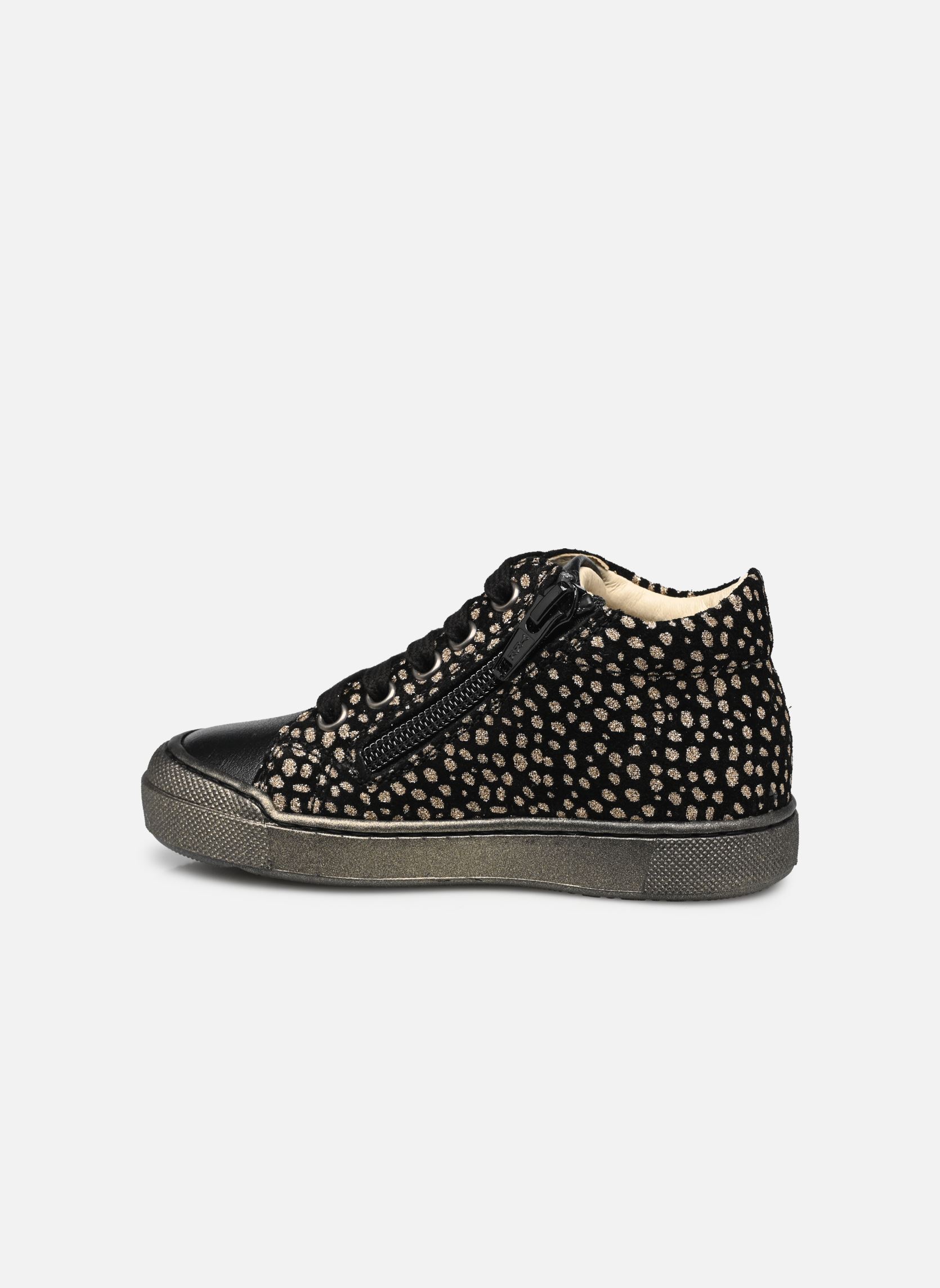 Scarpe primi passi Snopes Zip bambina nero Naturino Scarpe primi passi Snopes Zip bambina nero SUEDE PR PONY/METALLIC BLACK P