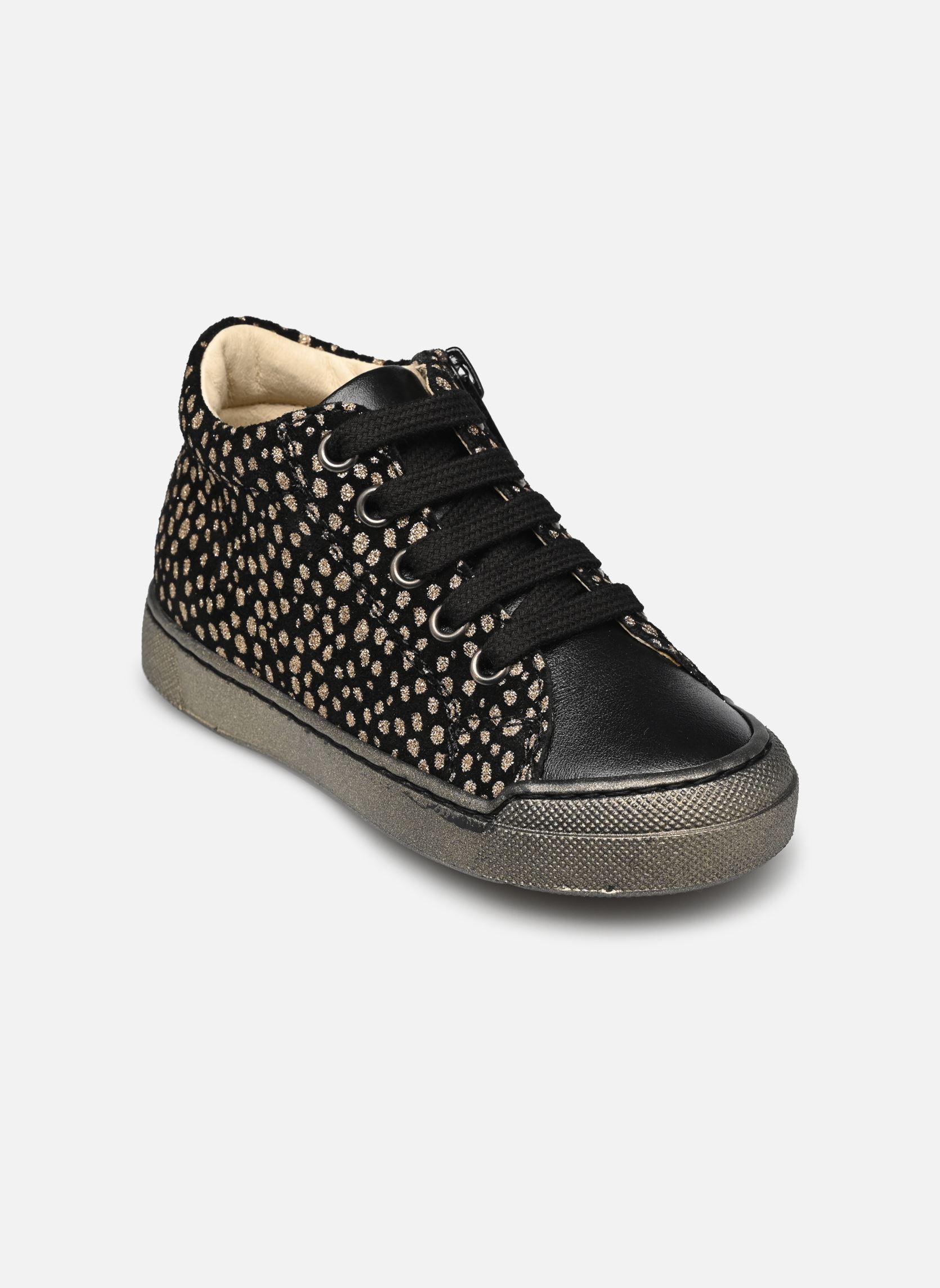 Scarpe primi passi Snopes Zip bambina nero Naturino Scarpe primi passi Snopes Zip bambina nero SUEDE PR PONY/METALLIC BLACK P
