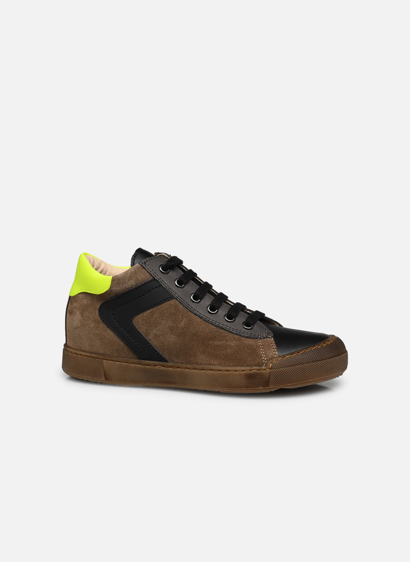 Baskets hautes Heist Zip garçon multicolore Naturino Baskets hautes Heist Zip garçon multicolore SUEDE/NAPPA BLACK ANTHRACITE