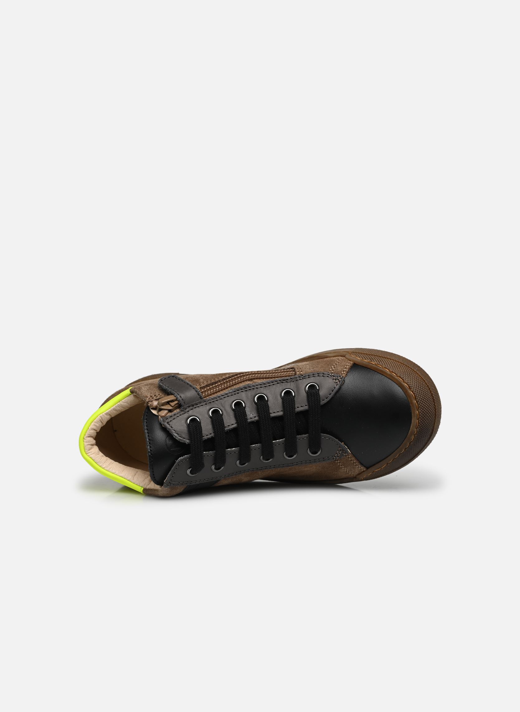 Baskets hautes Heist Zip garçon multicolore Naturino Baskets hautes Heist Zip garçon multicolore SUEDE/NAPPA BLACK ANTHRACITE