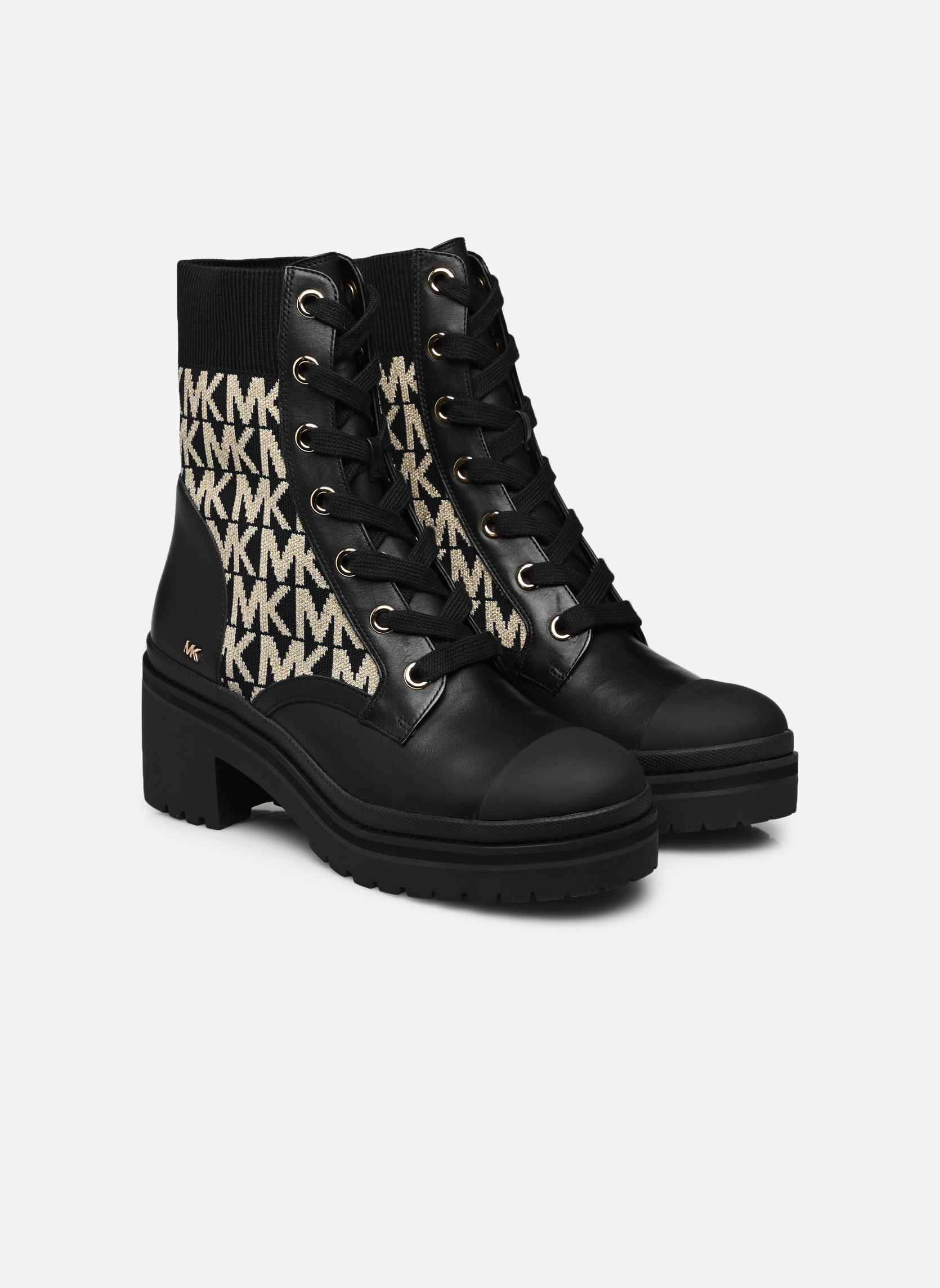 Geschnürte Stiefeletten BREA BOOTIE damen schwarz Michael Michael Kors Geschnürte Stiefeletten BREA BOOTIE damen schwarz Blk/Gold