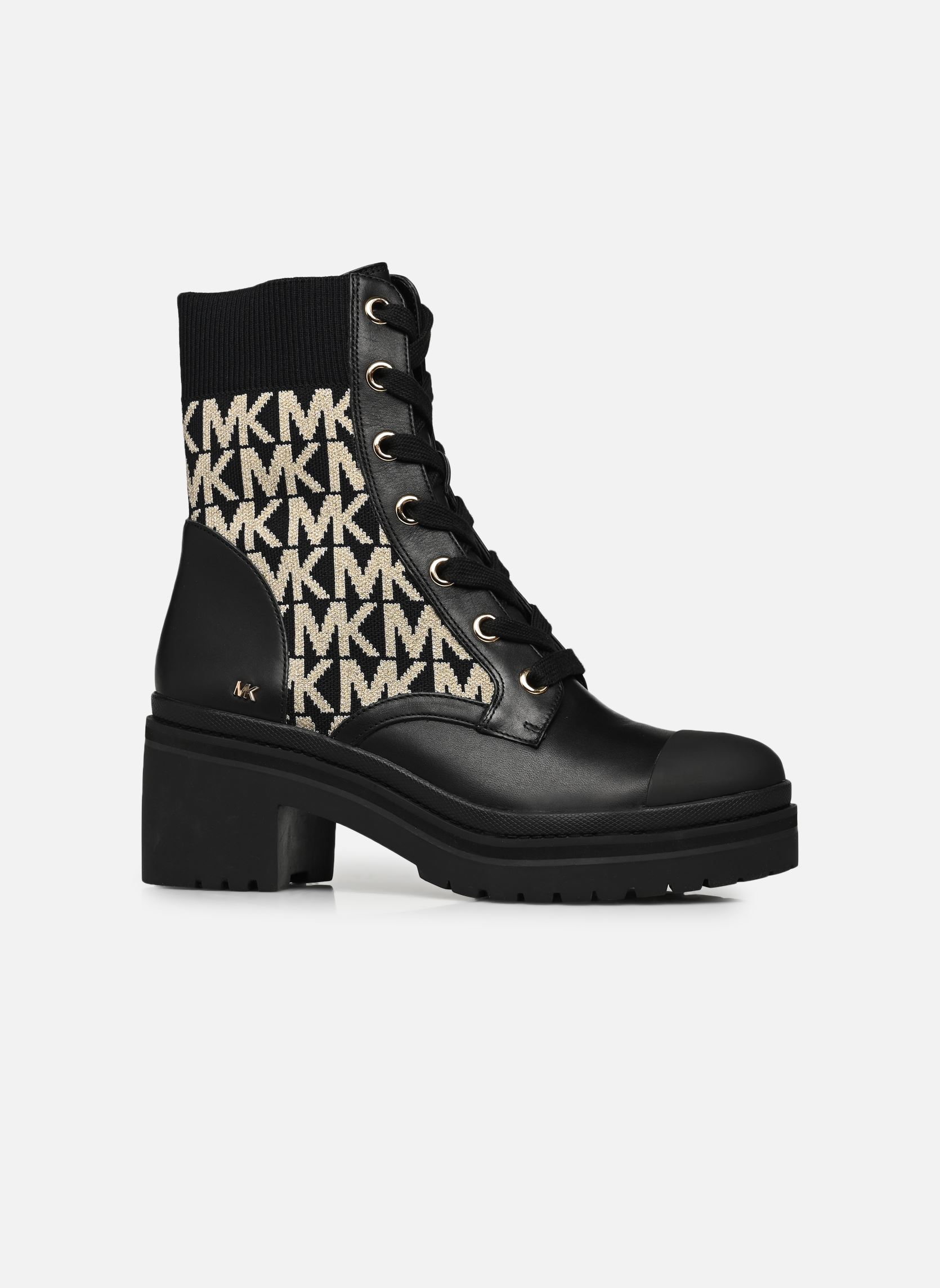 Geschnürte Stiefeletten BREA BOOTIE damen schwarz Michael Michael Kors Geschnürte Stiefeletten BREA BOOTIE damen schwarz Blk/Gold
