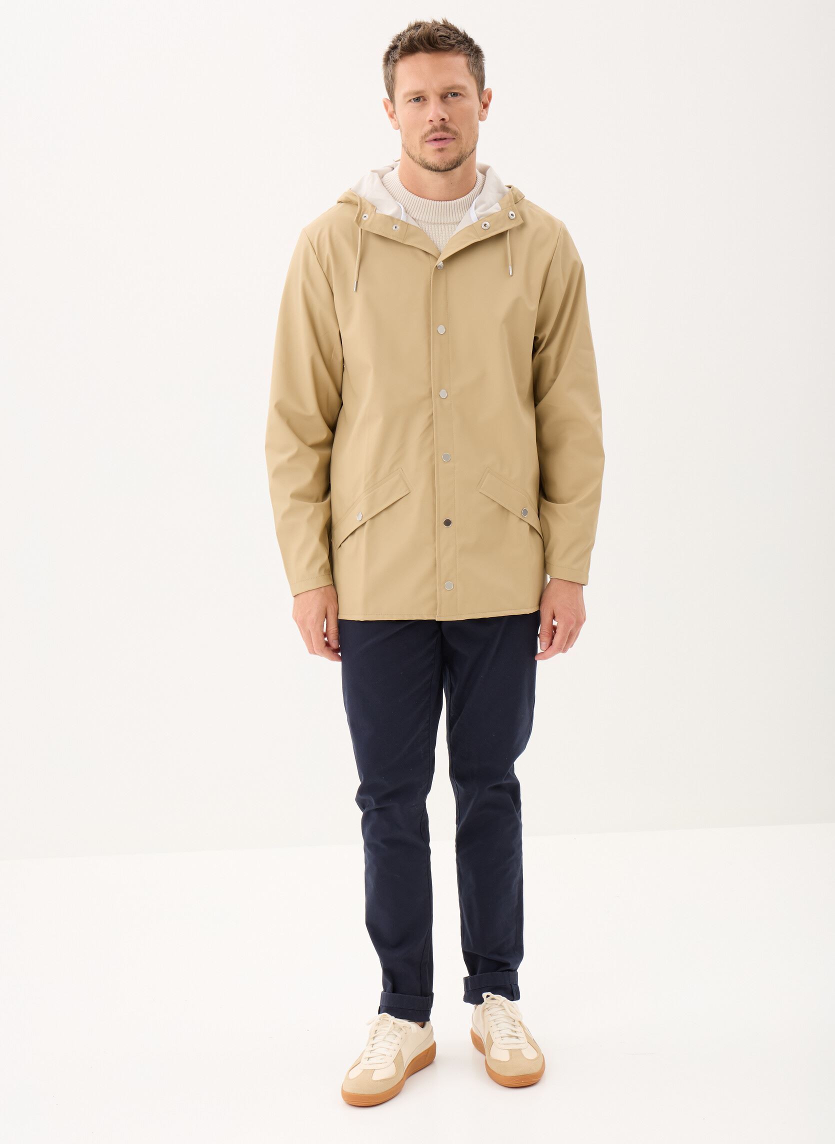 Giacche impermeabili Jacket M uomo beige Rains Giacche impermeabili Jacket M uomo beige SAND