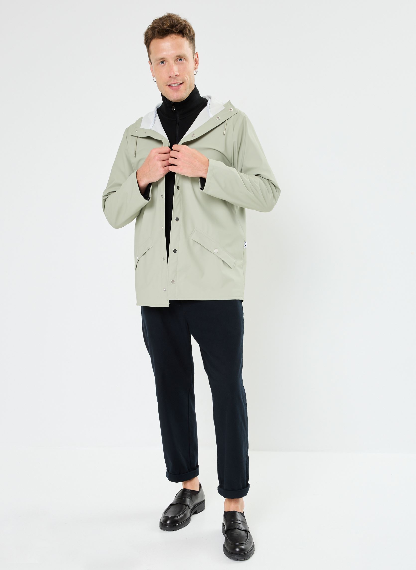 Waterdichte jassen Jacket M heren groen Rains Waterdichte jassen Jacket M heren groen EARTH