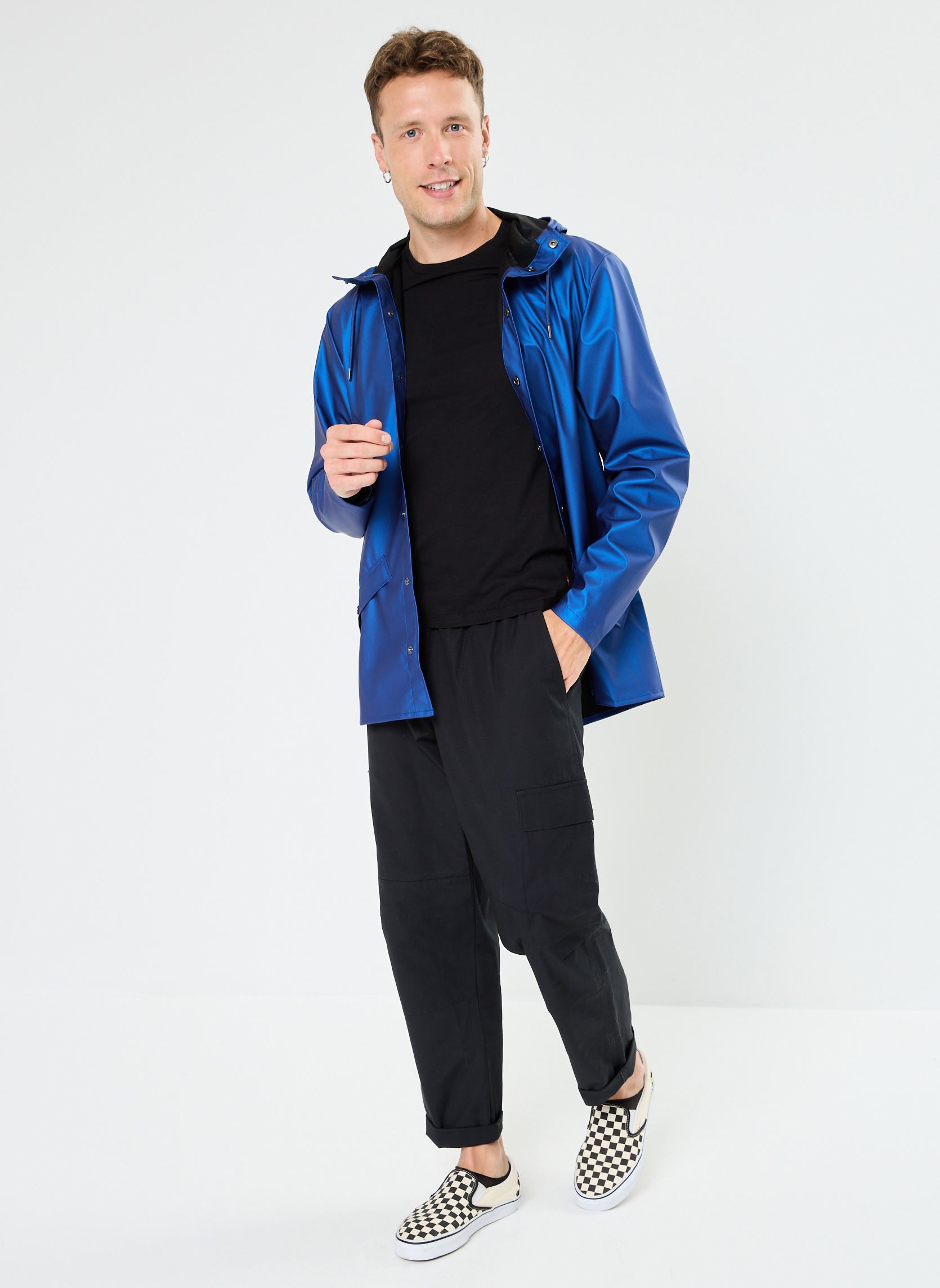 Wasserdichte Jacken Jacket M herren blau Rains Wasserdichte Jacken Jacket M herren blau STORM