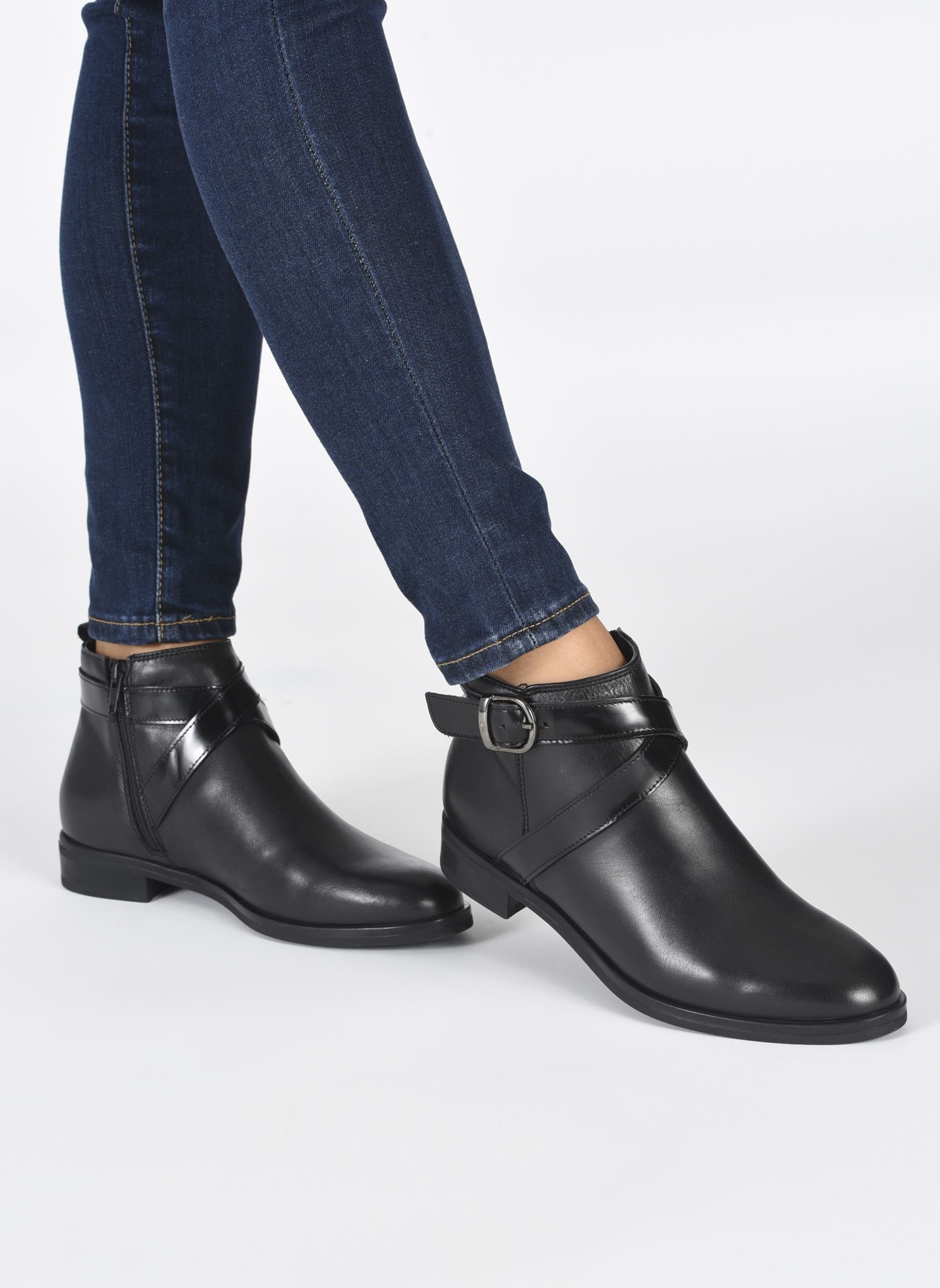 Niedrige Ankle Boots Amélie damen schwarz Georgia Rose Niedrige Ankle Boots Amélie damen schwarz NOIR