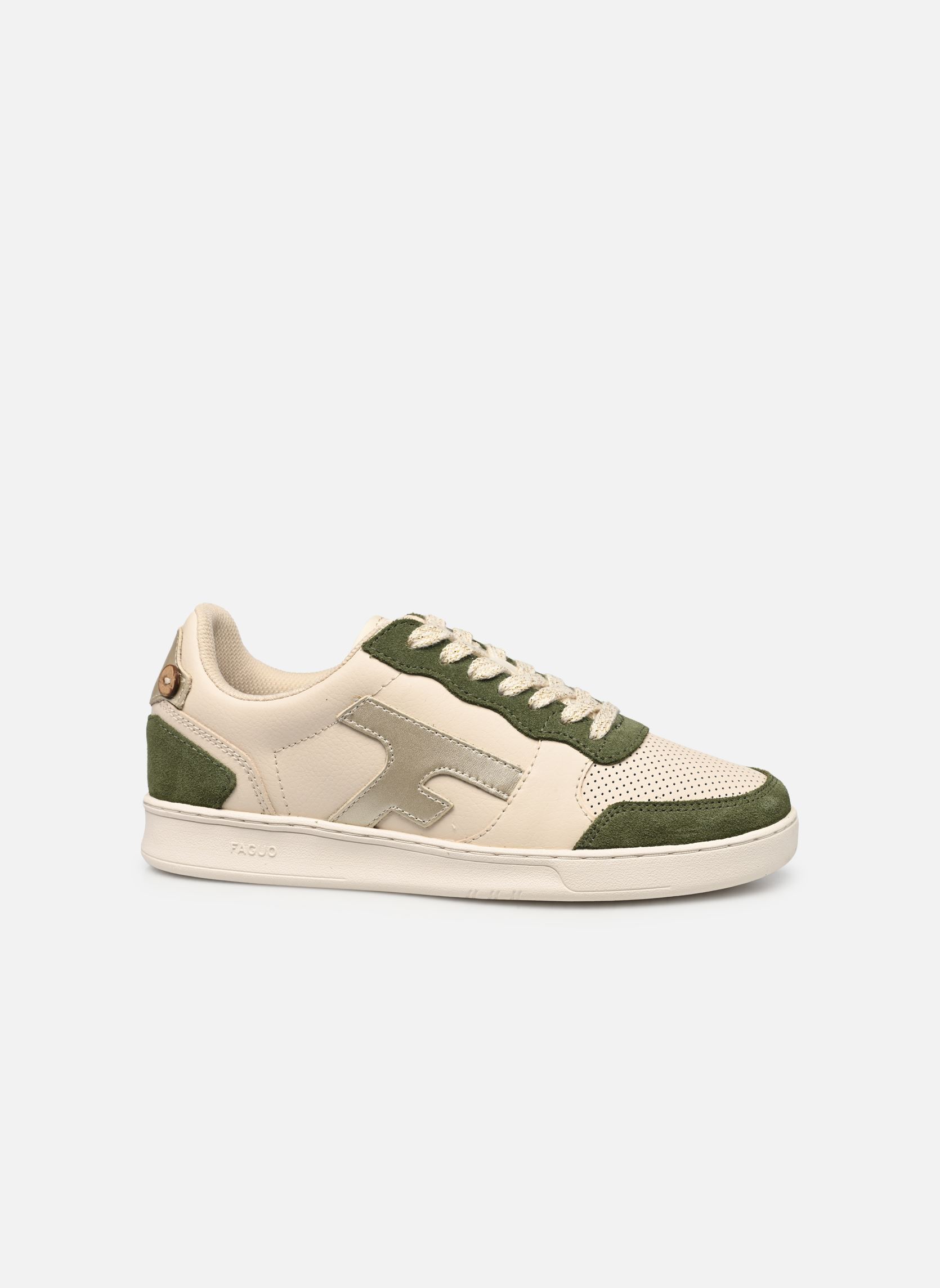 Niedrige Sneaker HAZEL BASKETS LEATHER SUEDE damen grün Faguo Niedrige Sneaker HAZEL BASKETS LEATHER SUEDE damen grün KAK22