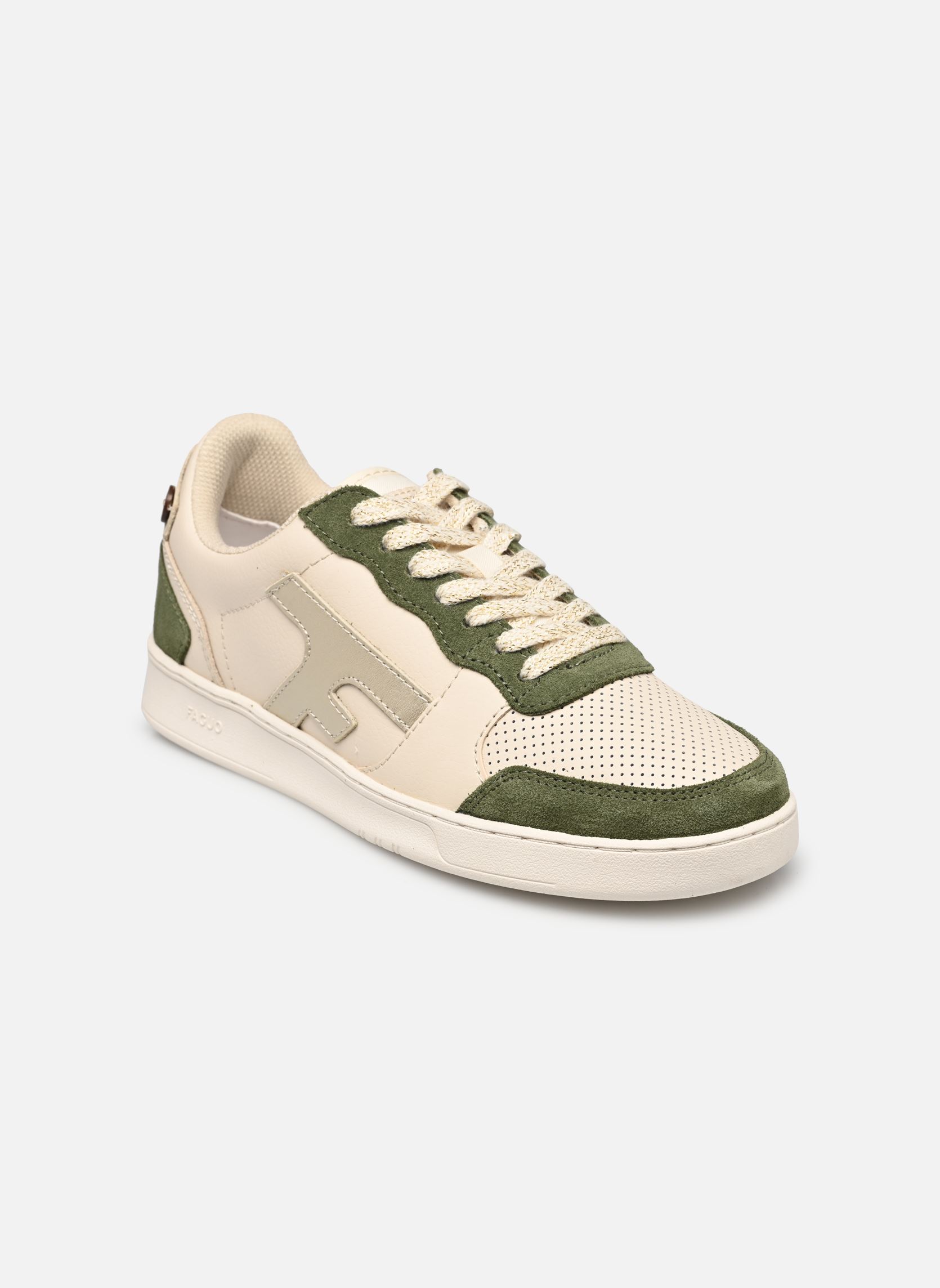 Niedrige Sneaker HAZEL BASKETS LEATHER SUEDE damen grün Faguo Niedrige Sneaker HAZEL BASKETS LEATHER SUEDE damen grün KAK22