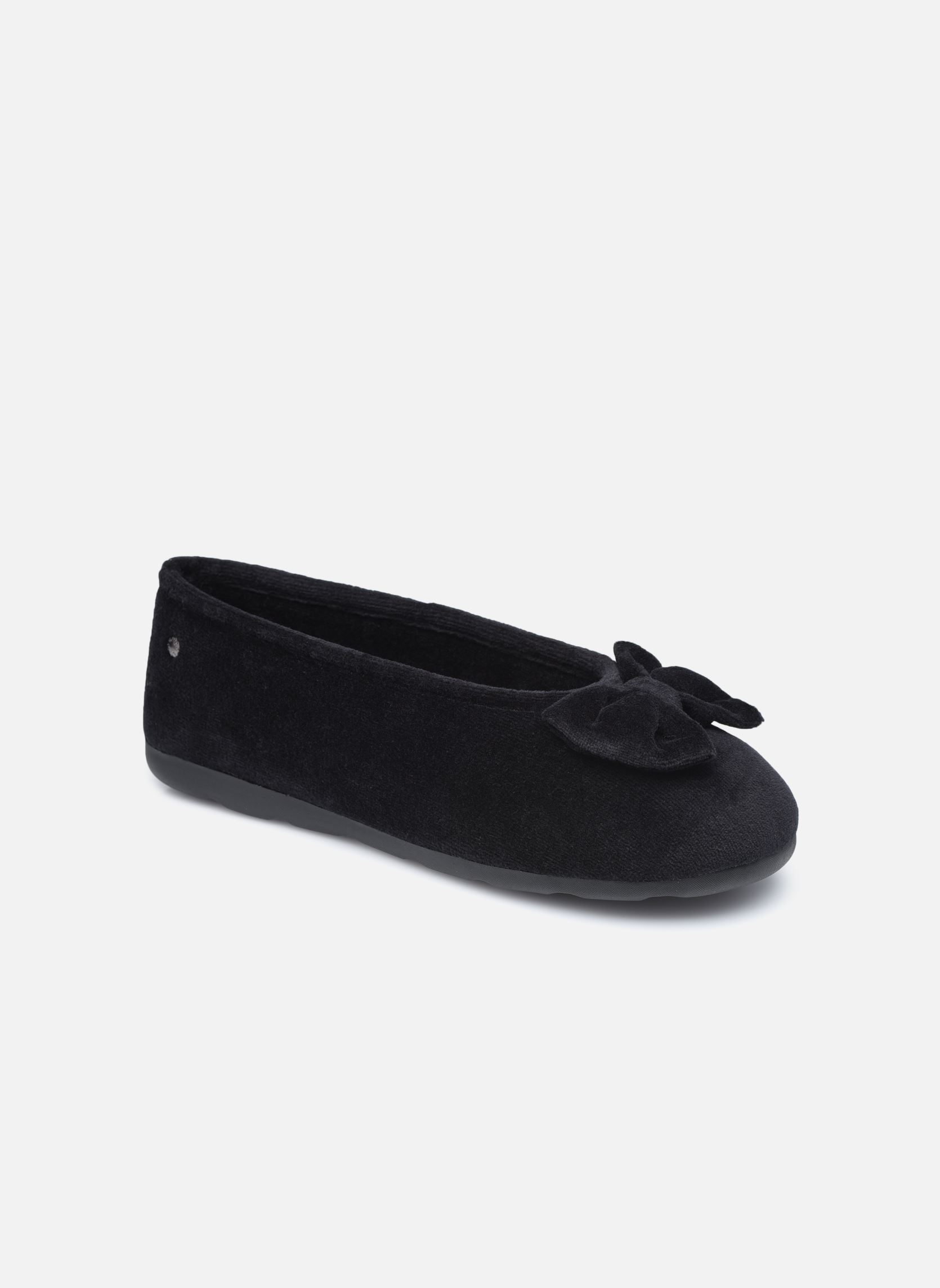 Hausschuhe Ballerine Ergonomique Everywear W damen schwarz Isotoner Hausschuhe Ballerine Ergonomique Everywear W damen schwarz Noir