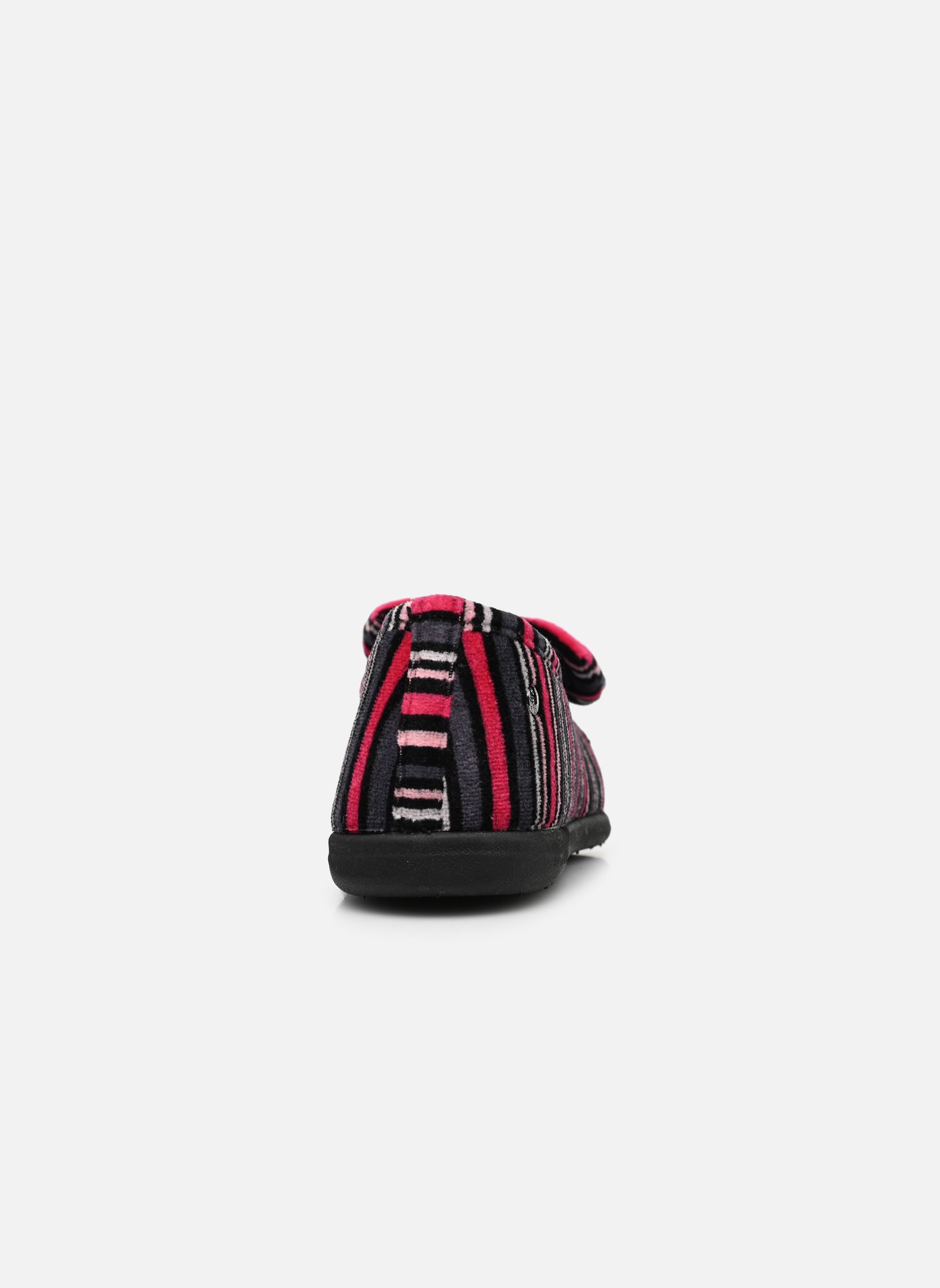Chaussons Ballerine Ergonomique EveryWear Velours femme multicolore Isotoner Chaussons Ballerine Ergonomique EveryWear Velours femme multicolore Rayures