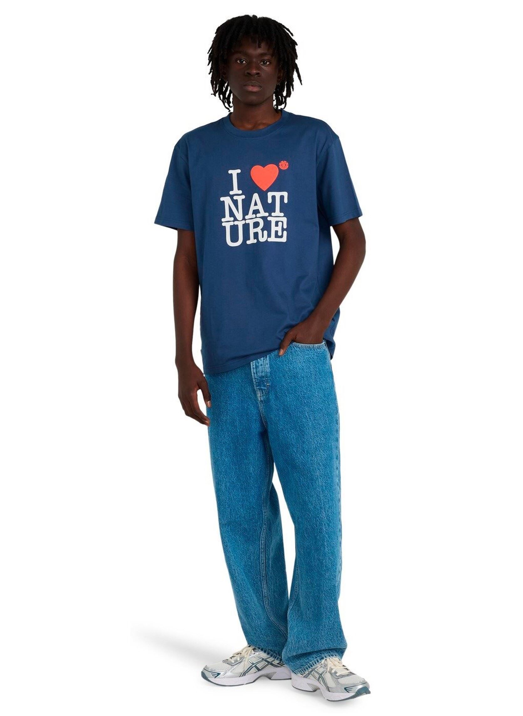 Tee-shirts I Heart Ss homme bleu Element Tee-shirts I Heart Ss homme bleu DARK DENIM