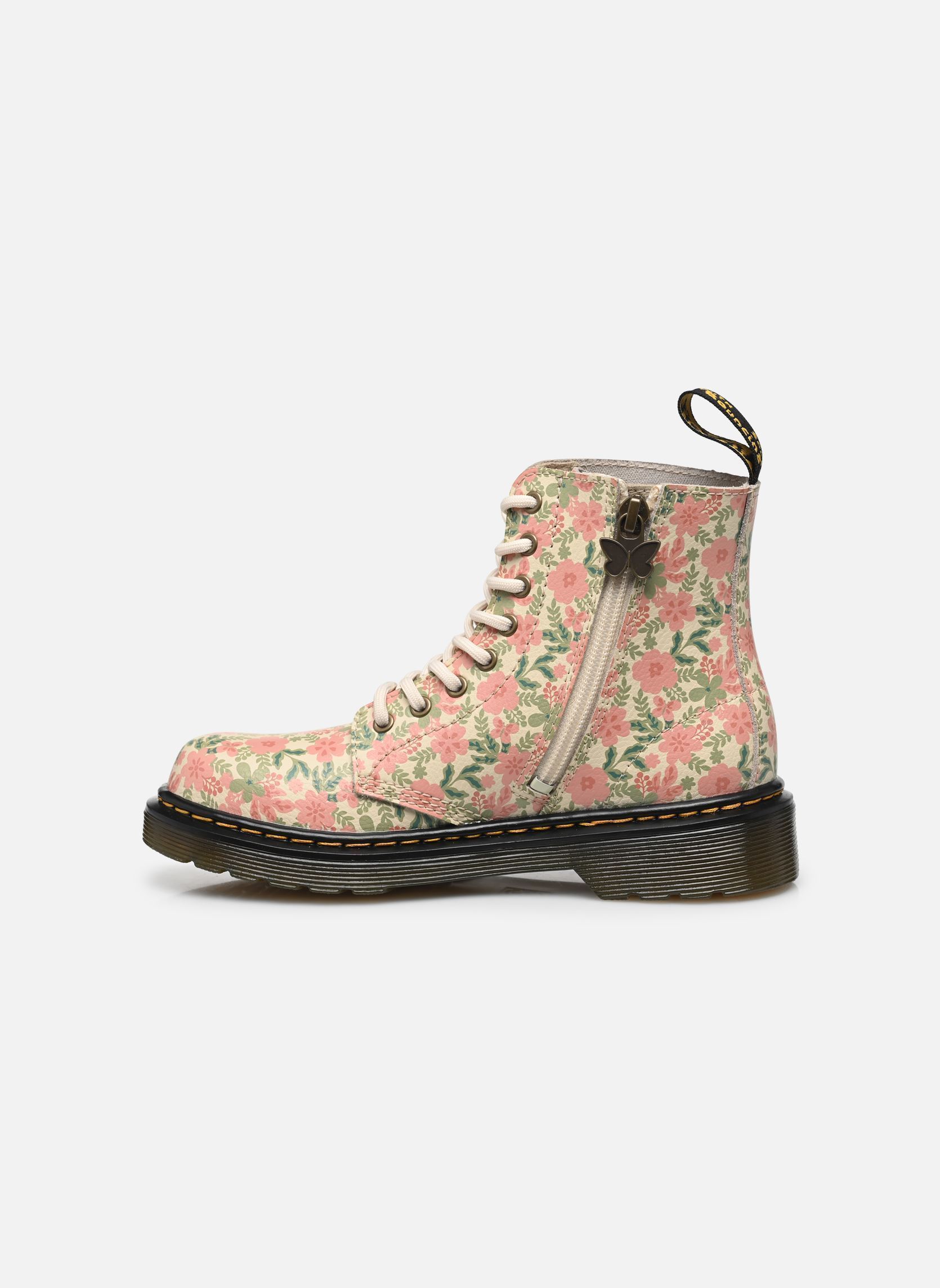 Bottines Dr. Martens 1460 Junior Fleuries Pastel Taille 2/33 - Occasion