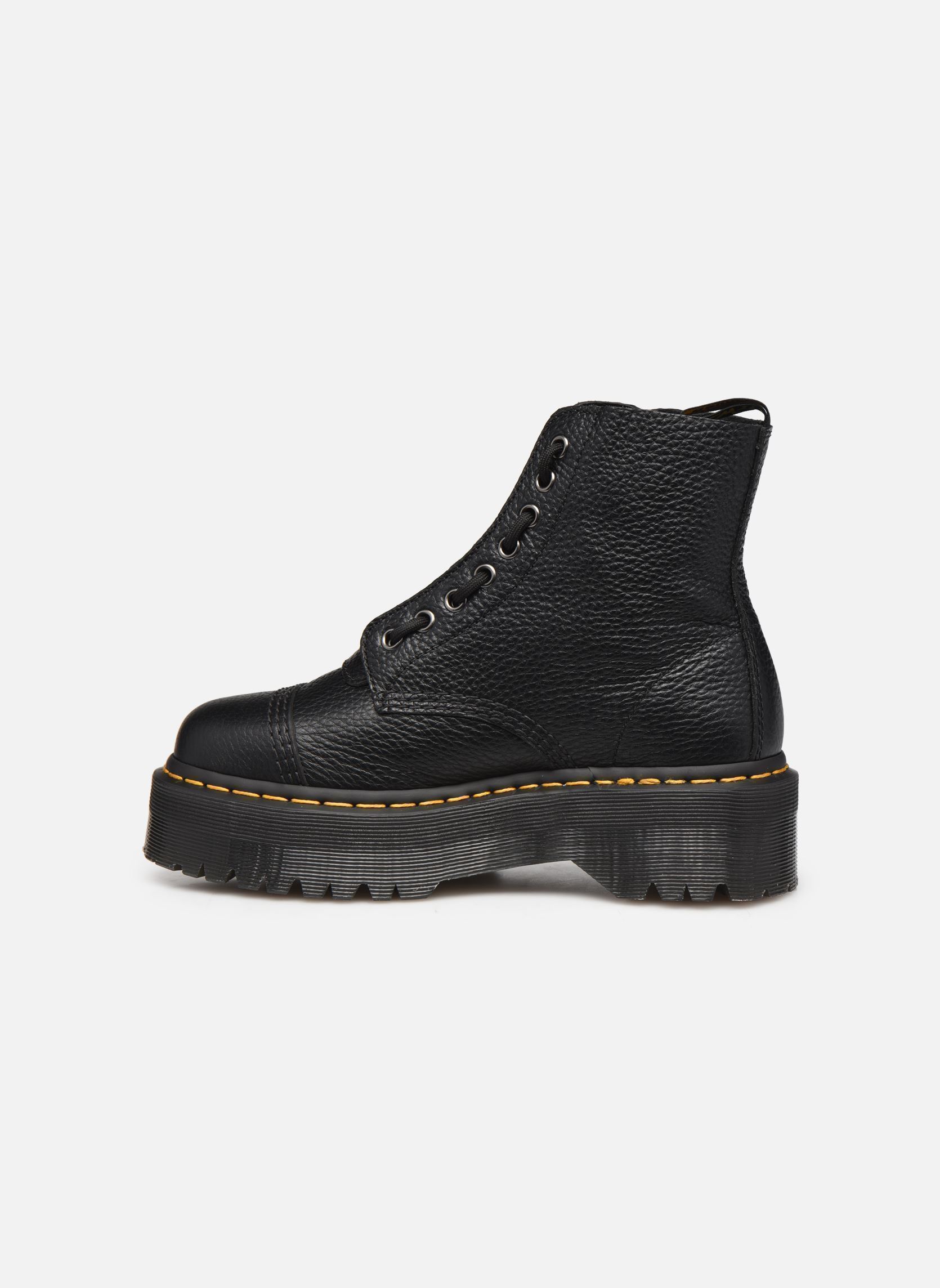 Bottines à lacets Sinclair femme noir Dr. Martens Bottines à lacets Sinclair femme noir BLACK MILLED NAPPA
