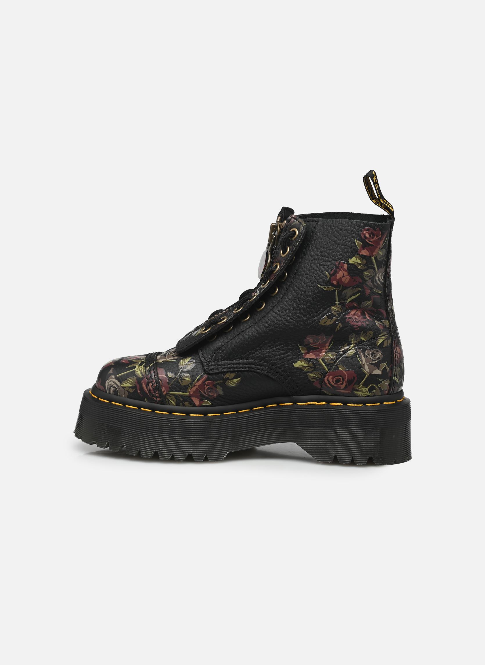 Bottines à lacets Sinclair femme noir Dr. Martens Bottines à lacets Sinclair femme noir BLACK DECAYED ROSES CLASSIC TU