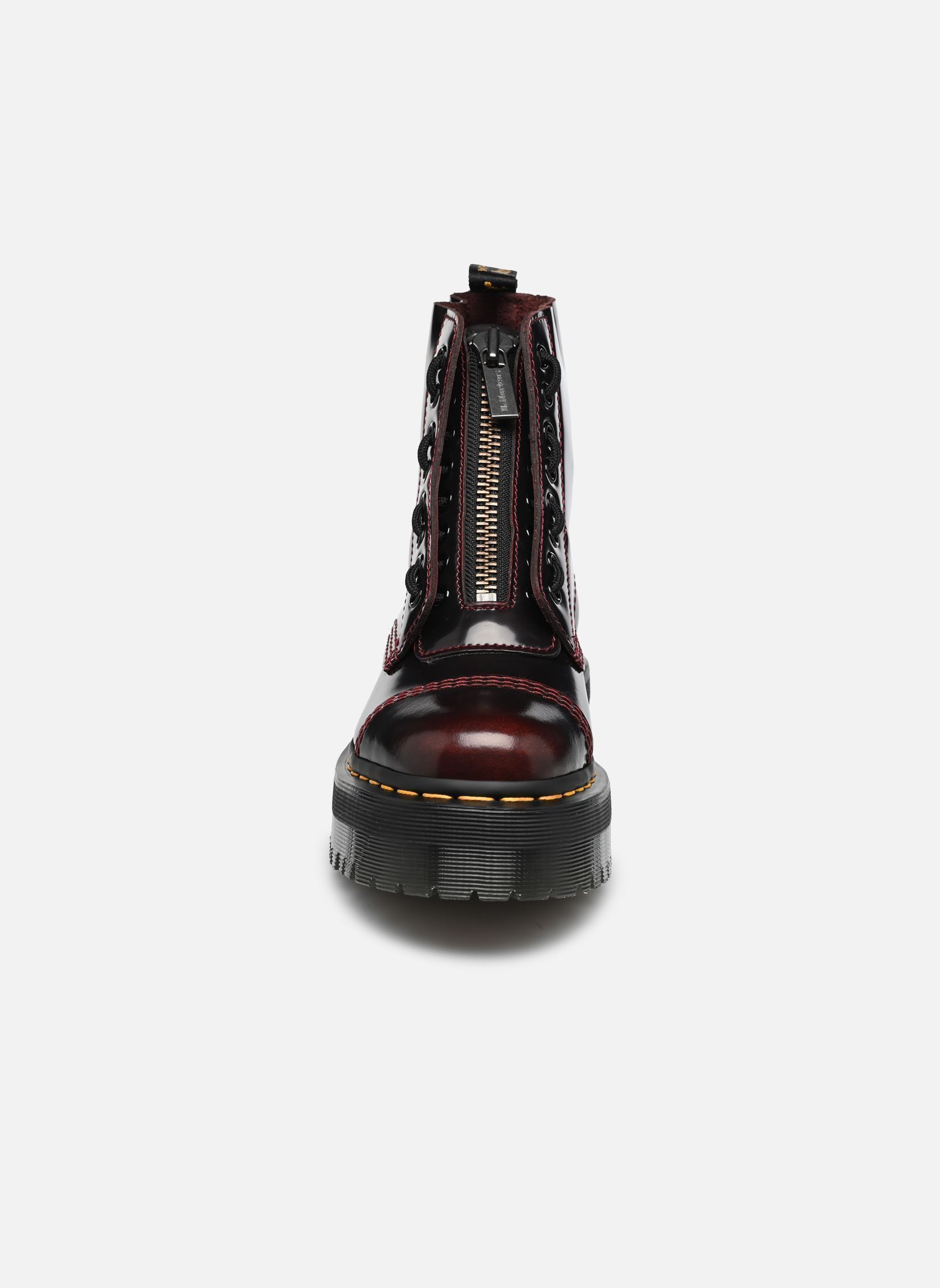 Geschnürte Stiefeletten Sinclair damen bordeaux Dr. Martens Geschnürte Stiefeletten Sinclair damen bordeaux CHERRY RED ARCADIA