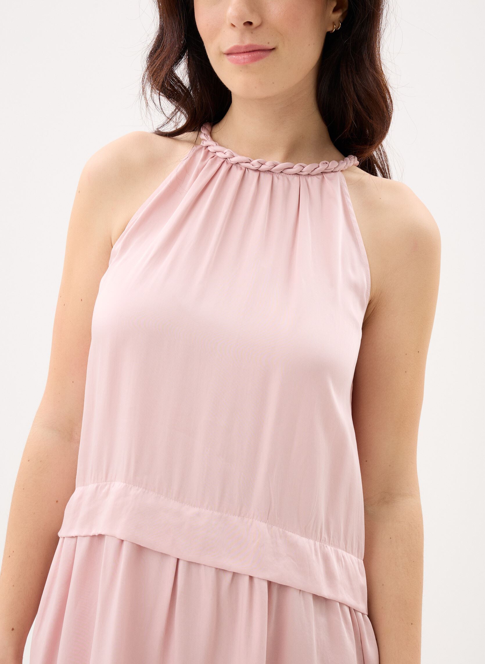 Lange jurken Colombe dames roze Suncoo Lange jurken Colombe dames roze Rose